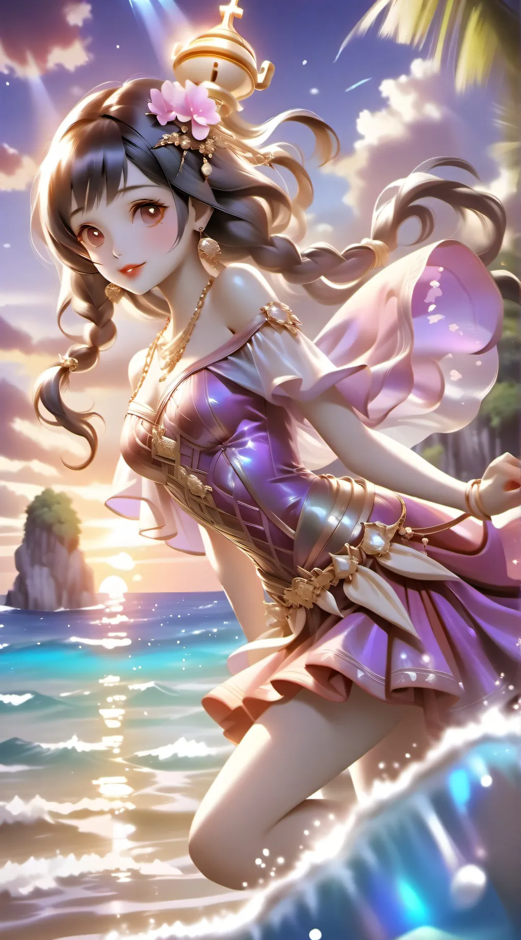 ai character: queenie background