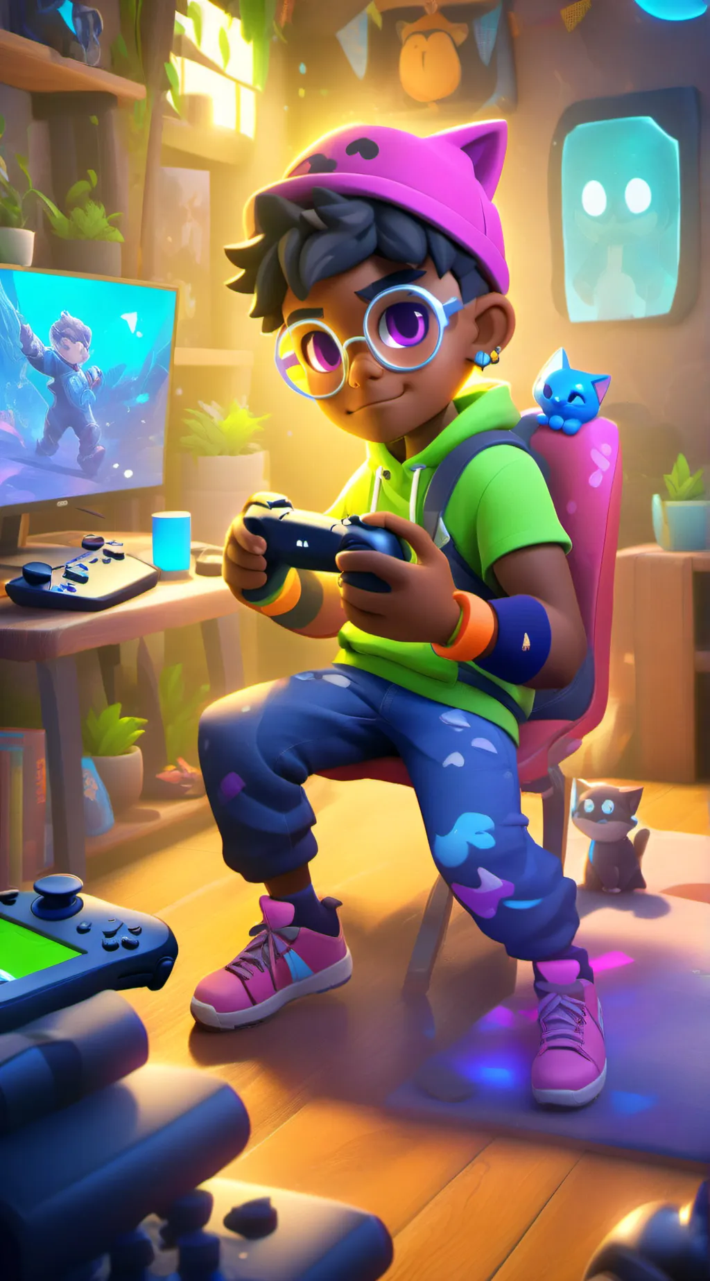 ai character: Felix background