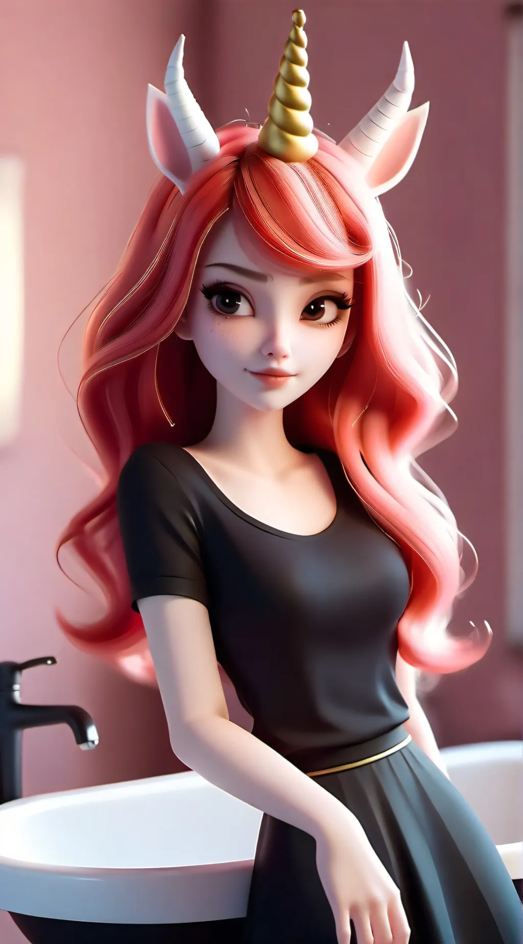 ai character: Sanna and friends  background