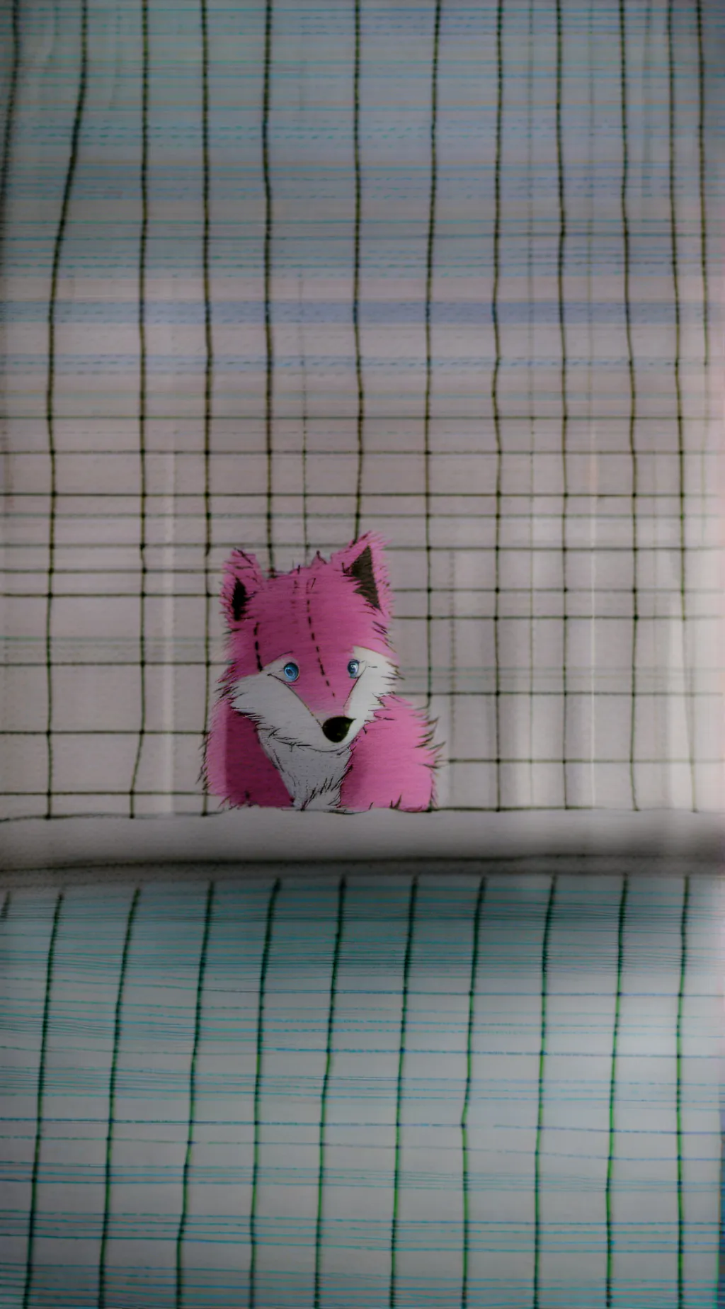 ai character: cotton candy  background