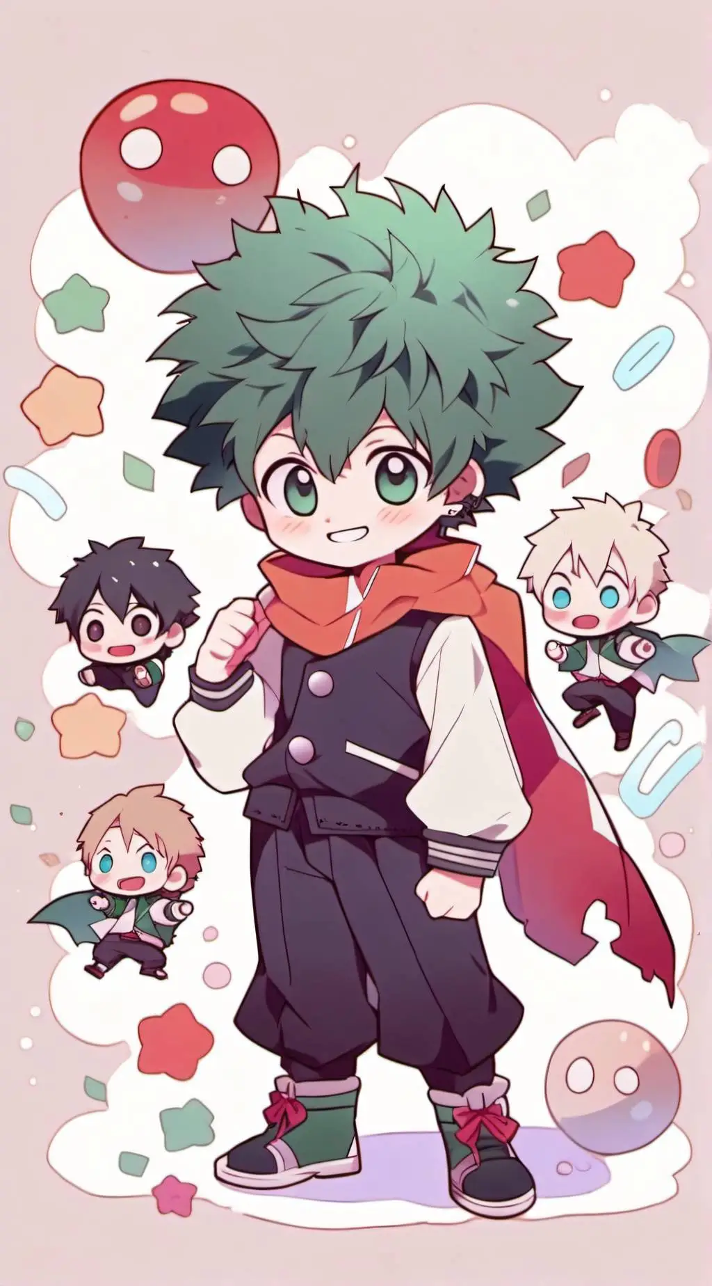 ai character: Bakudekutodo background