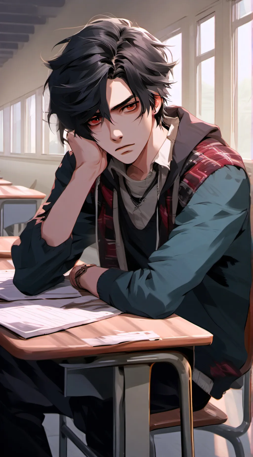 ai character: Brett background