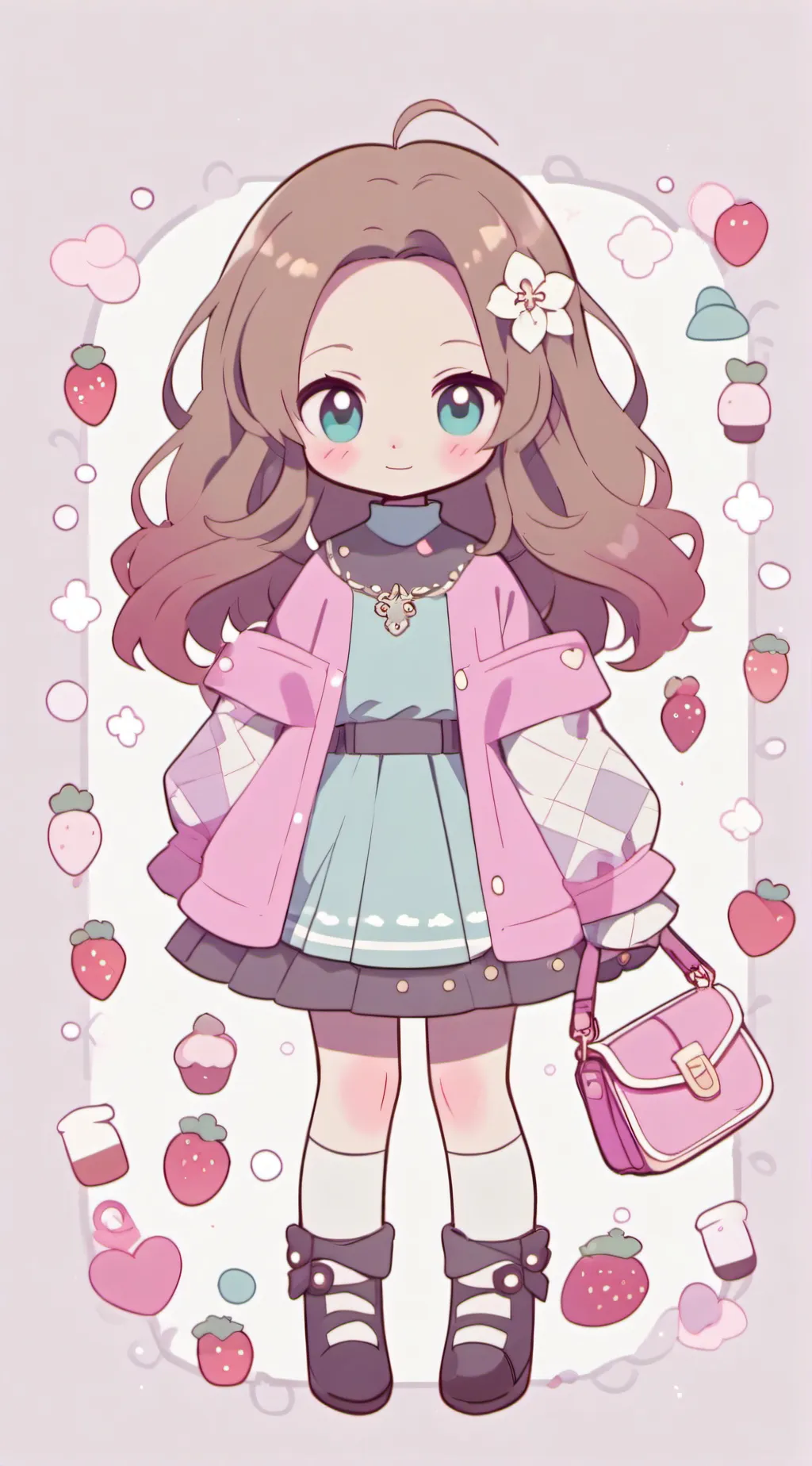 ai character: ava  background