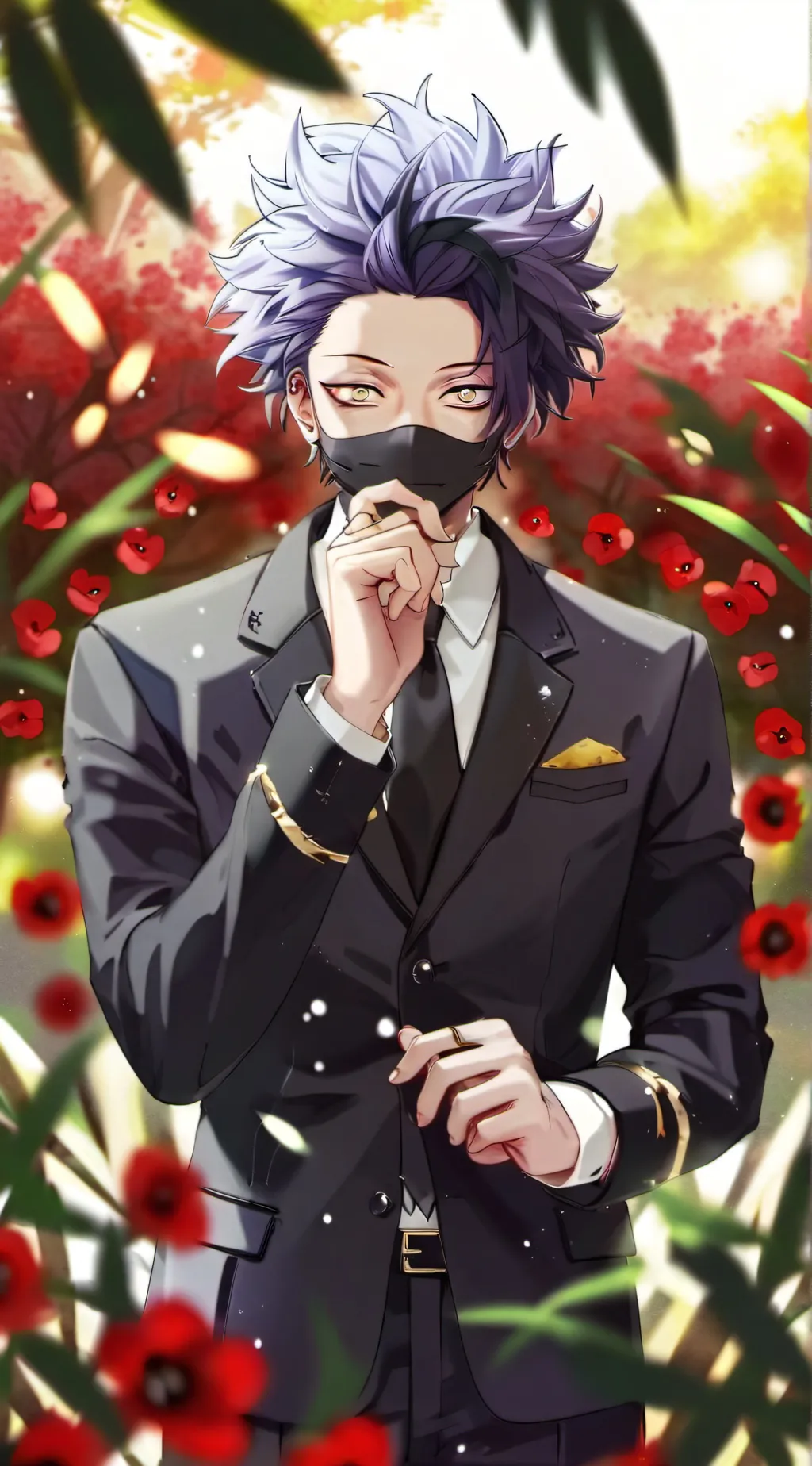 ai character: Shinsou aged up background