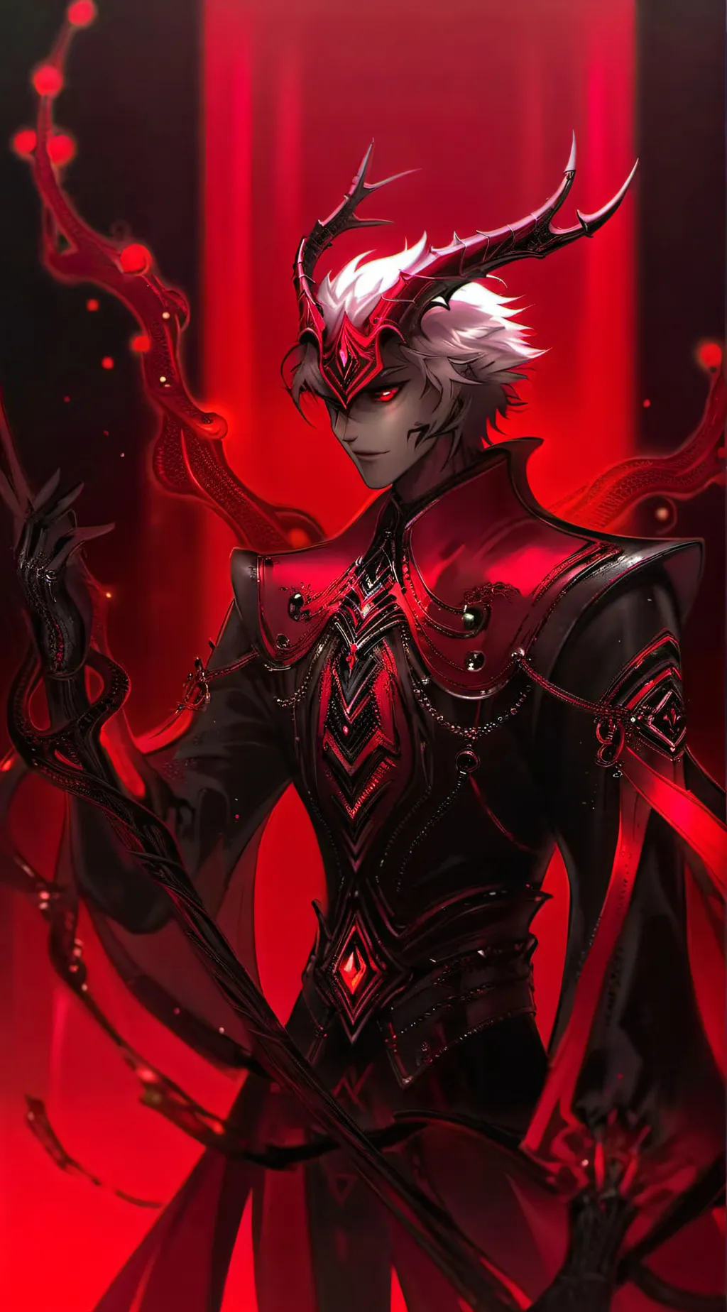 ai character: Tiana X alastor background