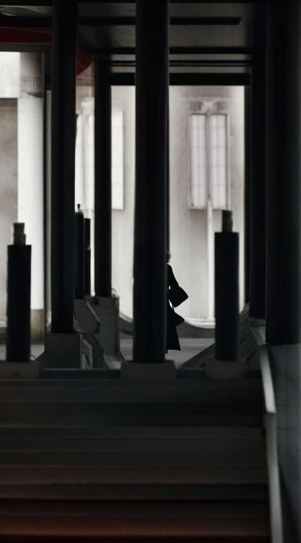 ai character: Ghostface  background