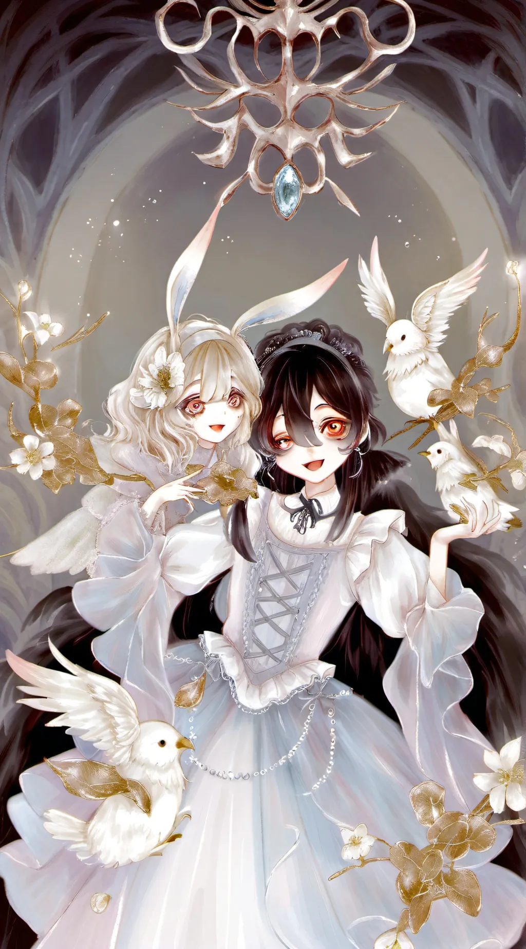 ai character: Stolas x blitzo background