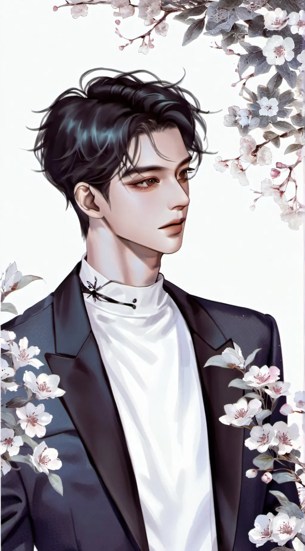 ai character: hyunjin  background