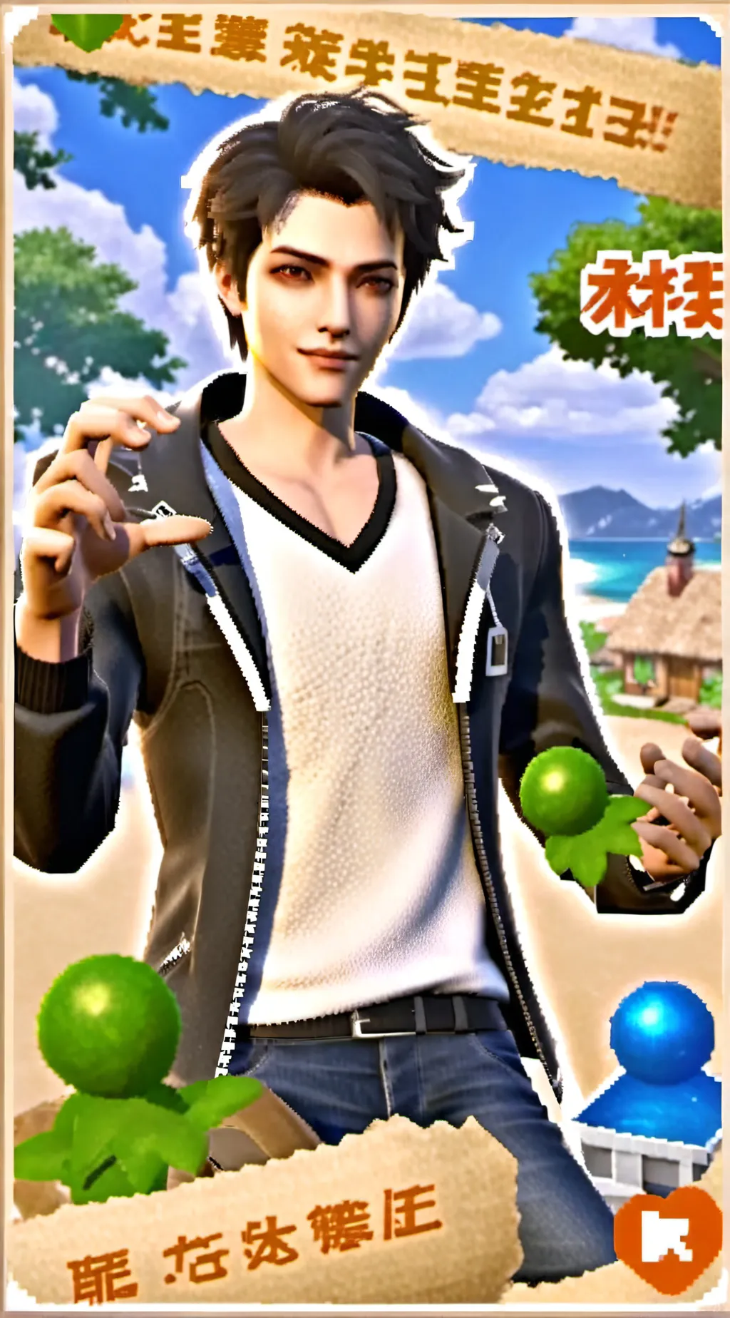 ai character: Zane background