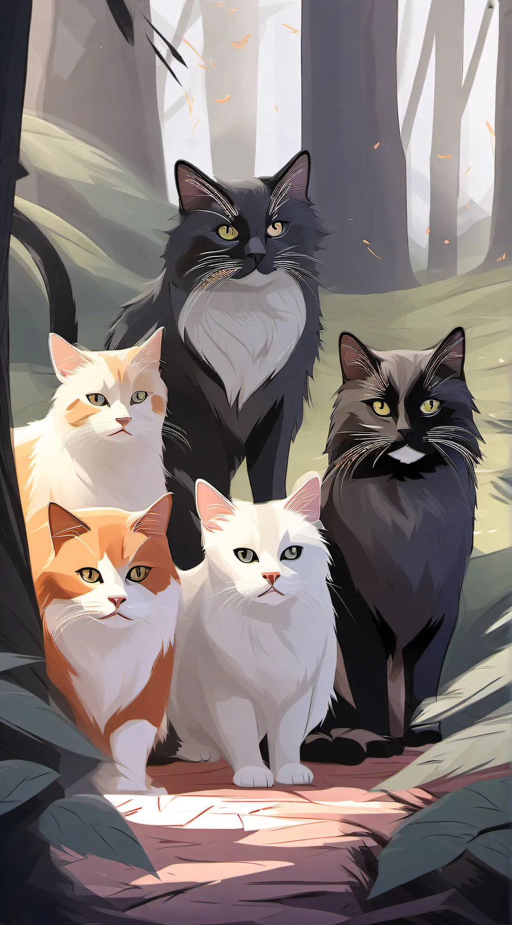 ai character: ThunderClan  background
