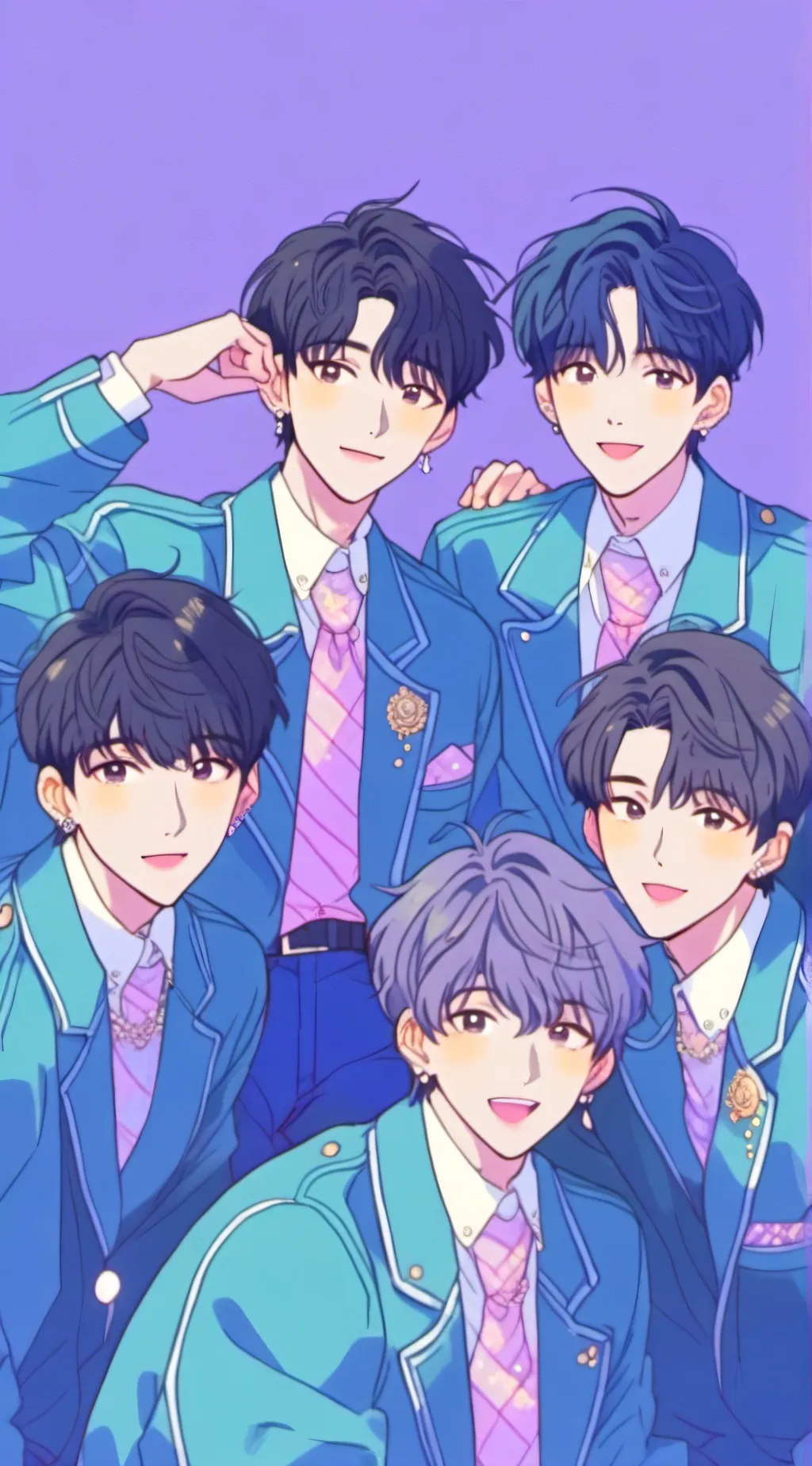 ai character: kai,noi,maxsamkaly background