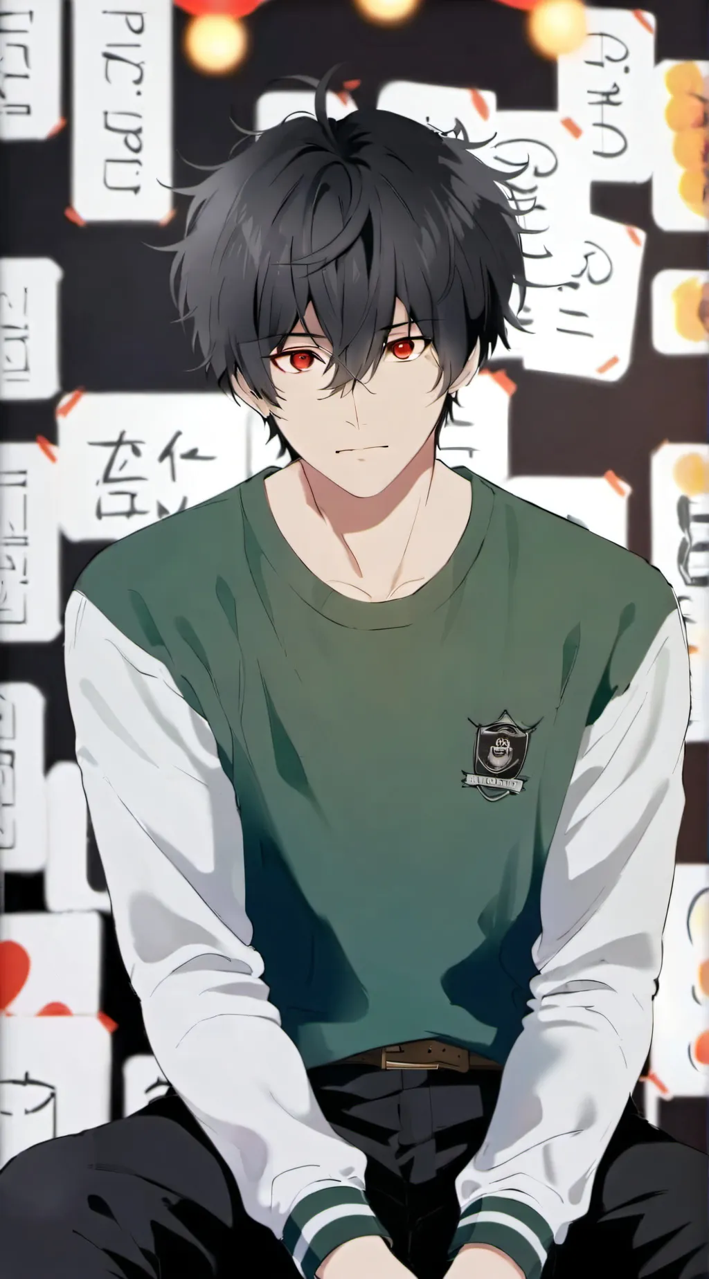 ai character: cup background