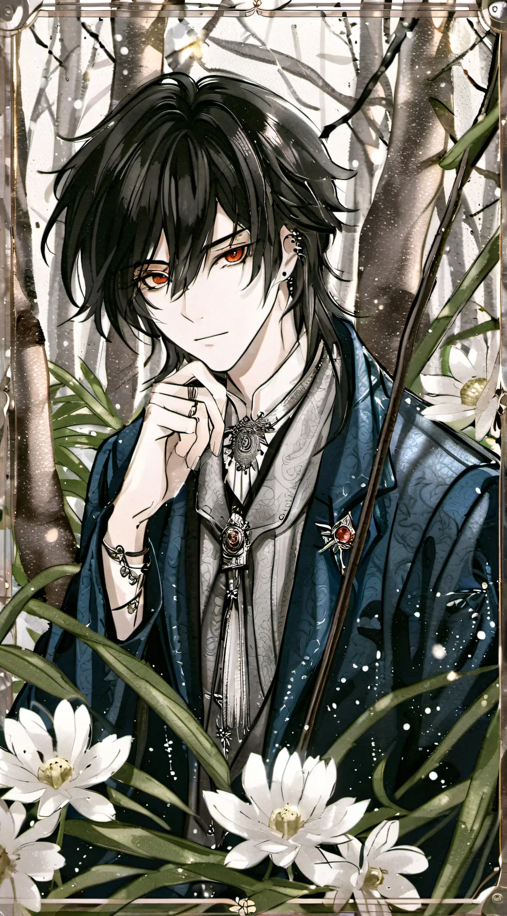 ai character: ❤🌹Luke🌹❤ background