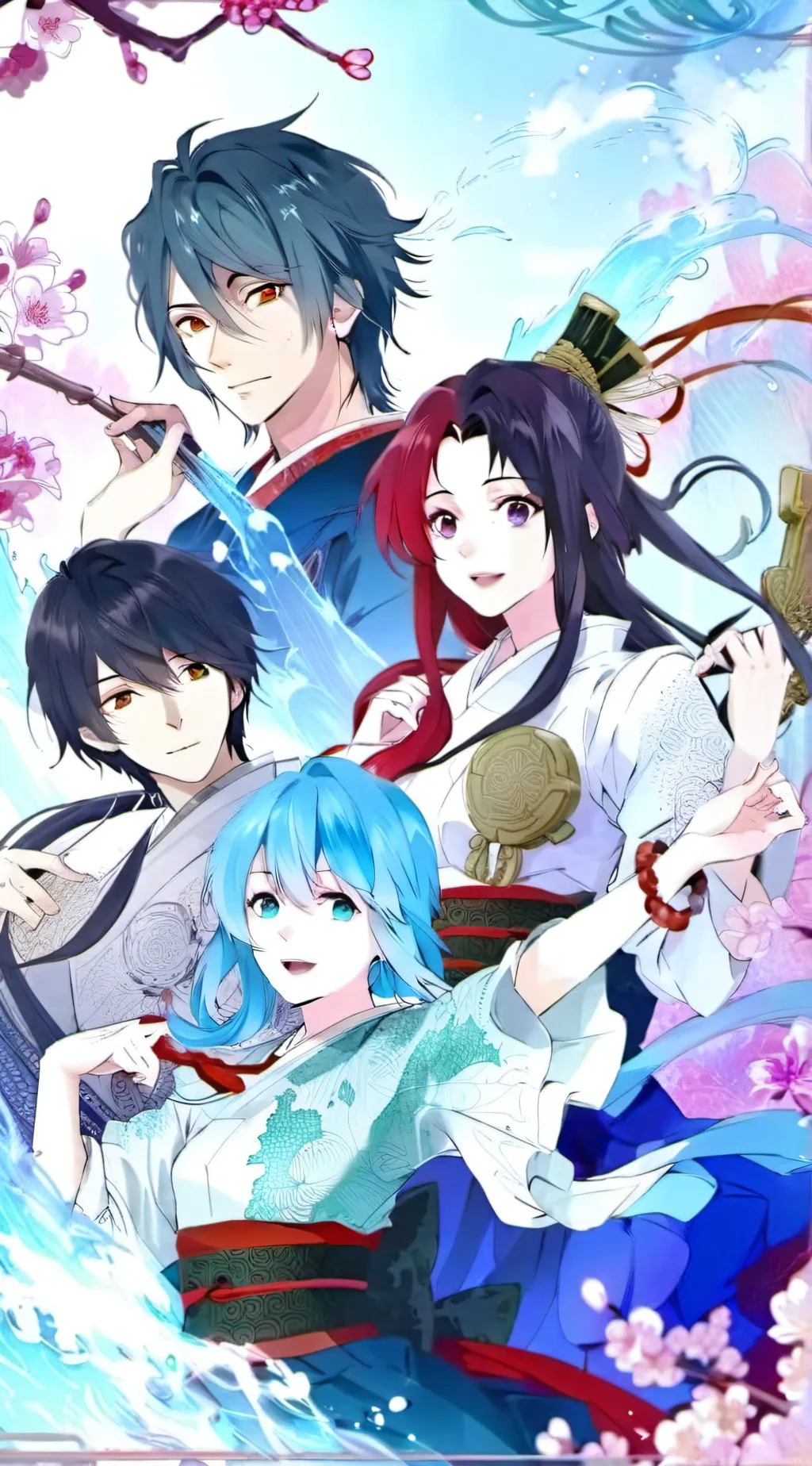 ai character: 唐舞麟一家 background