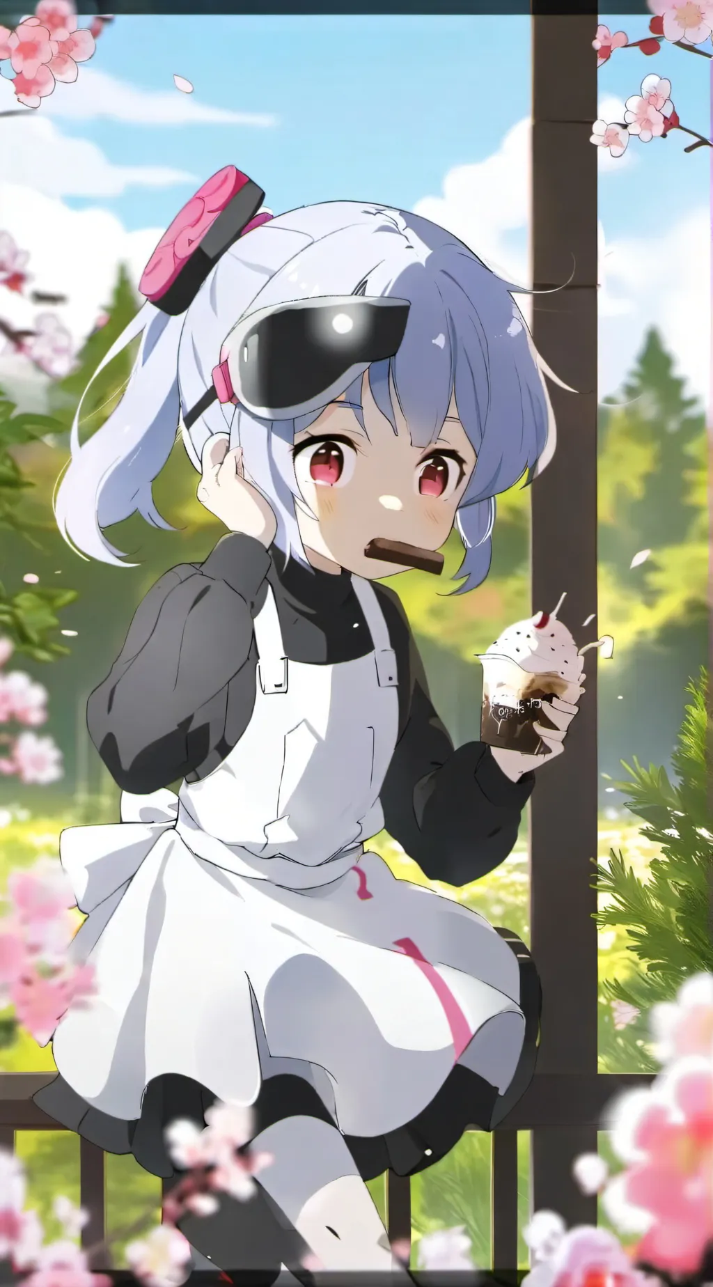 ai character: Pinkie background