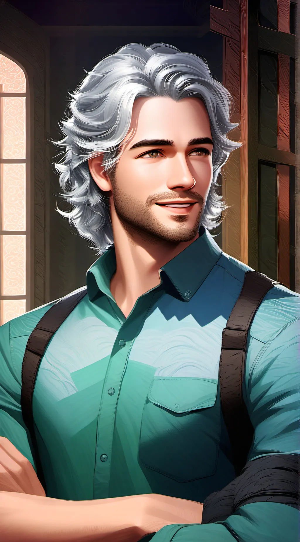 ai character: Maxwell background