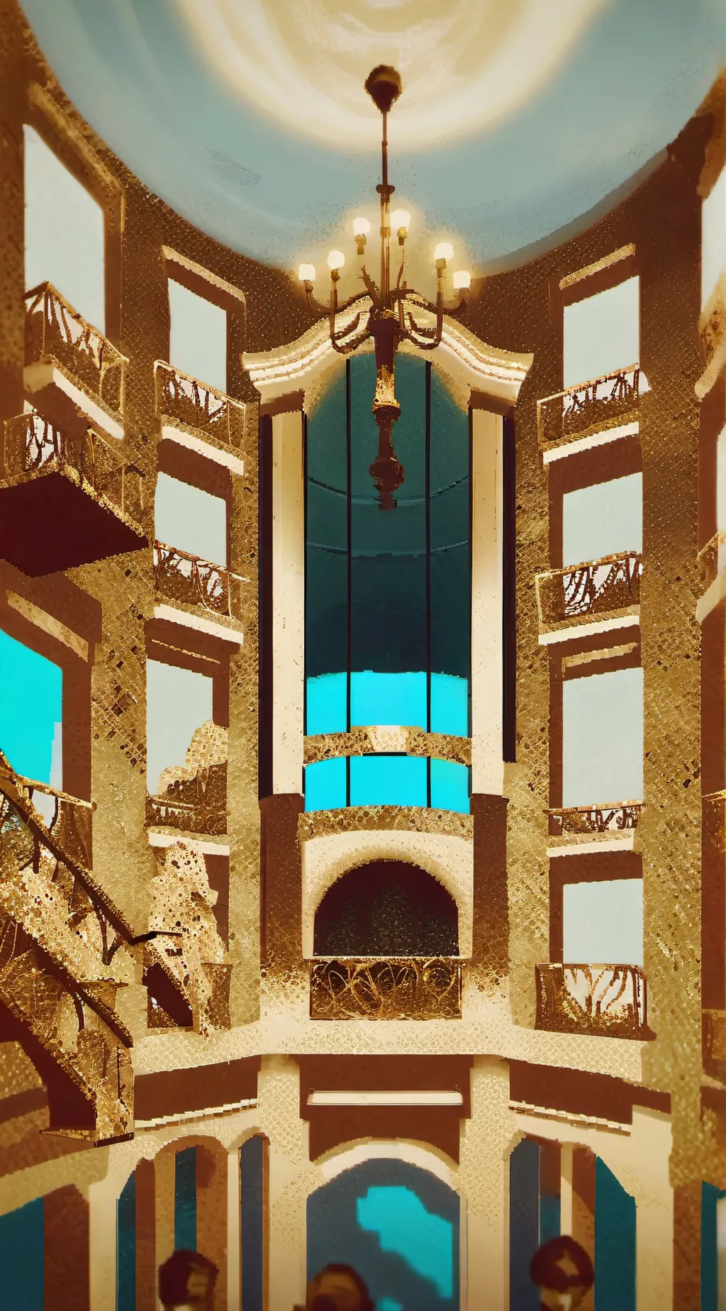 ai character: Doors But twist background