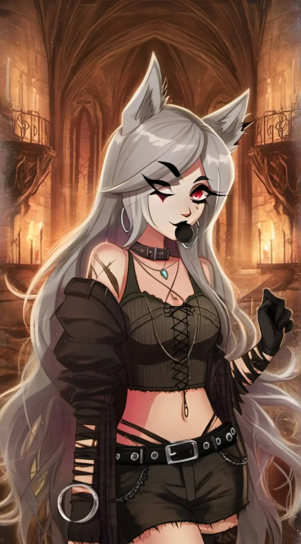 ai character: Loona background