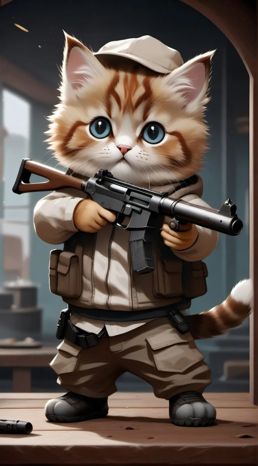 ai character: Gunner background