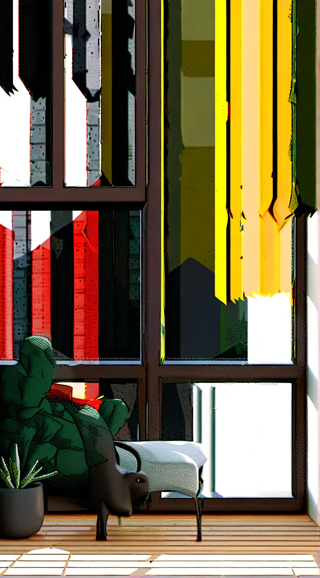 ai character: Moon girl background