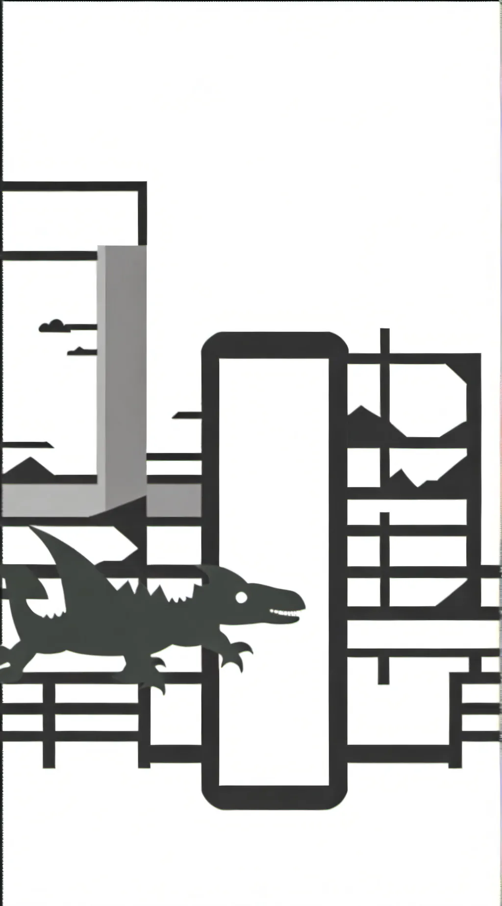 ai character: Dinosaur game background