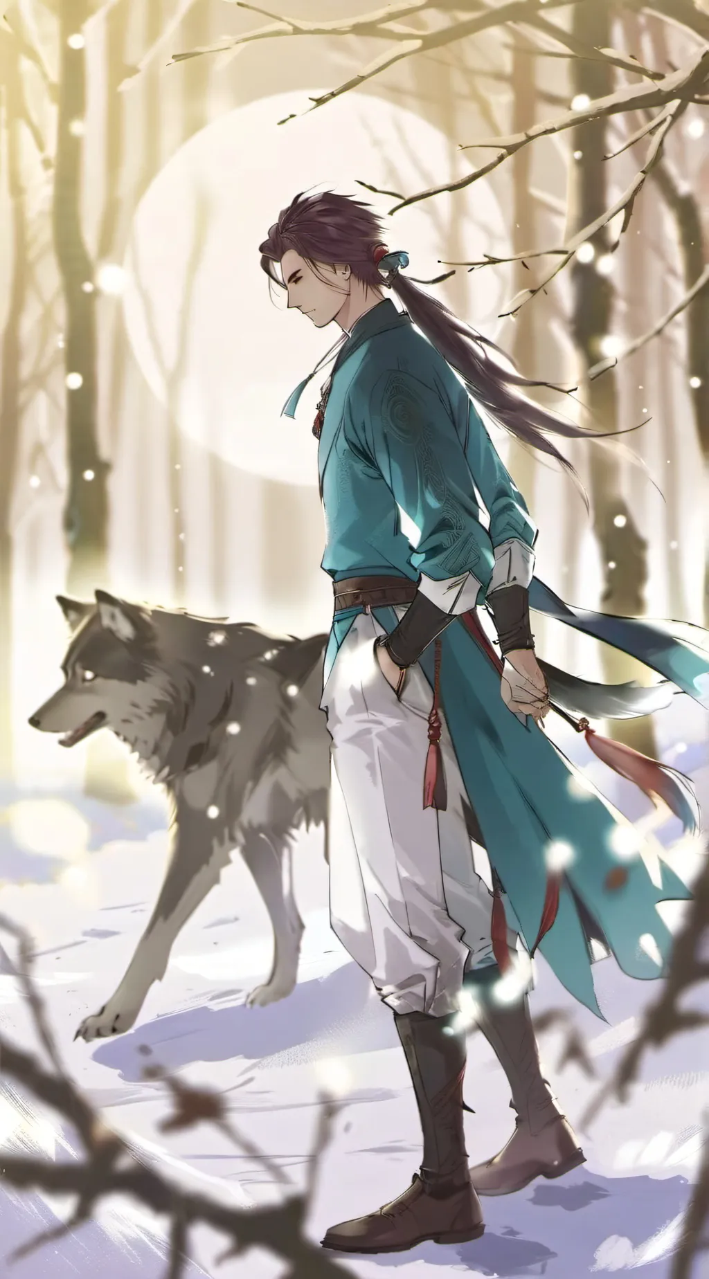 ai character: leo background