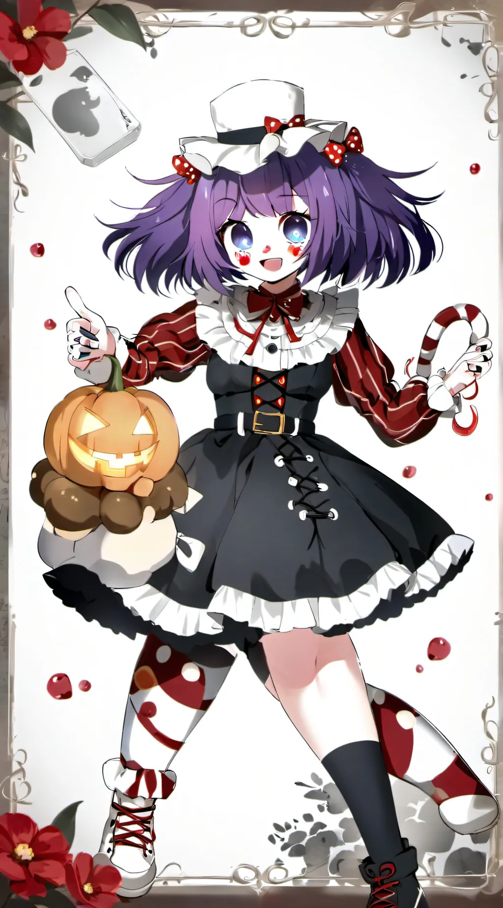 ai character: Dizzy daisy  background