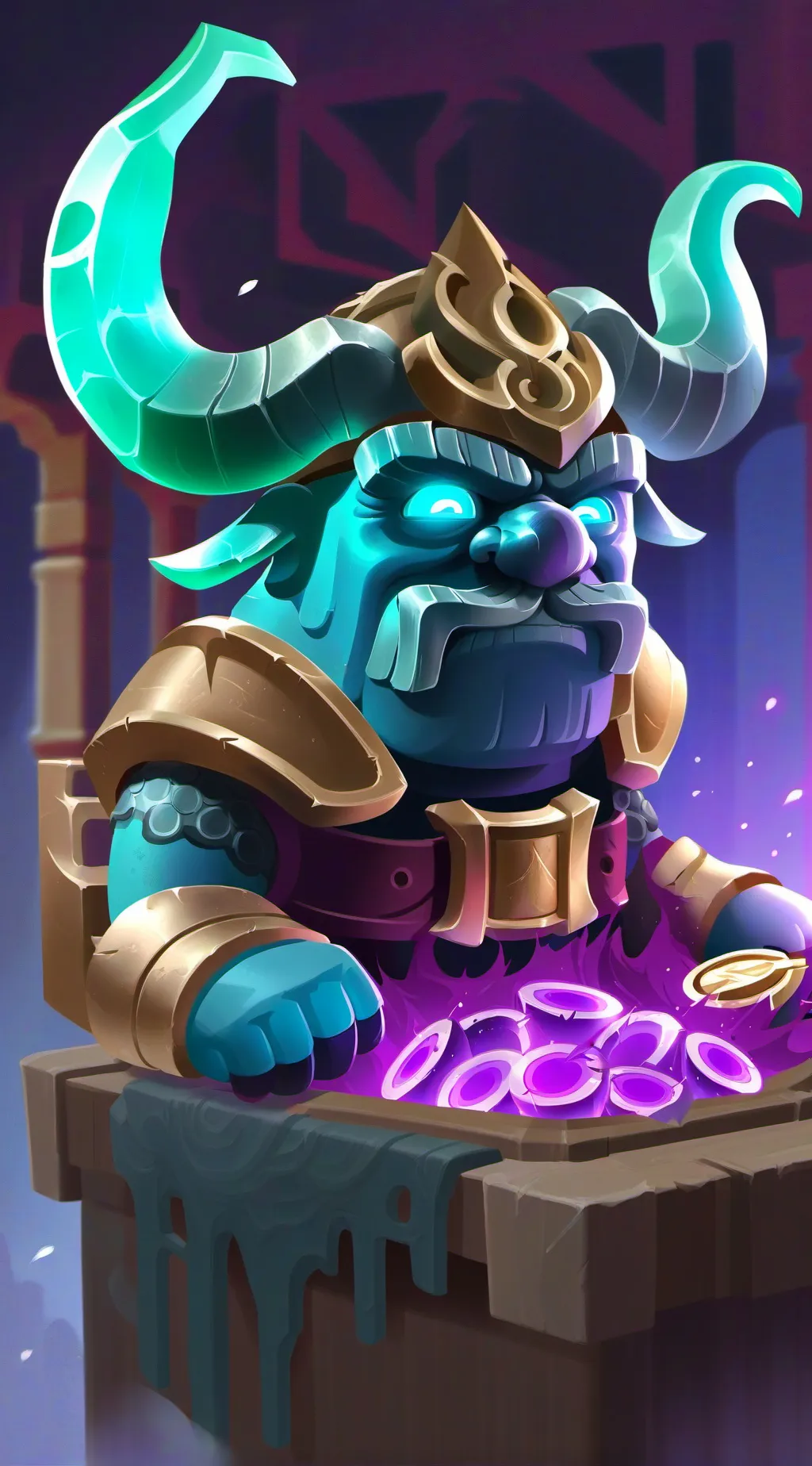 ai character: The robotics king background