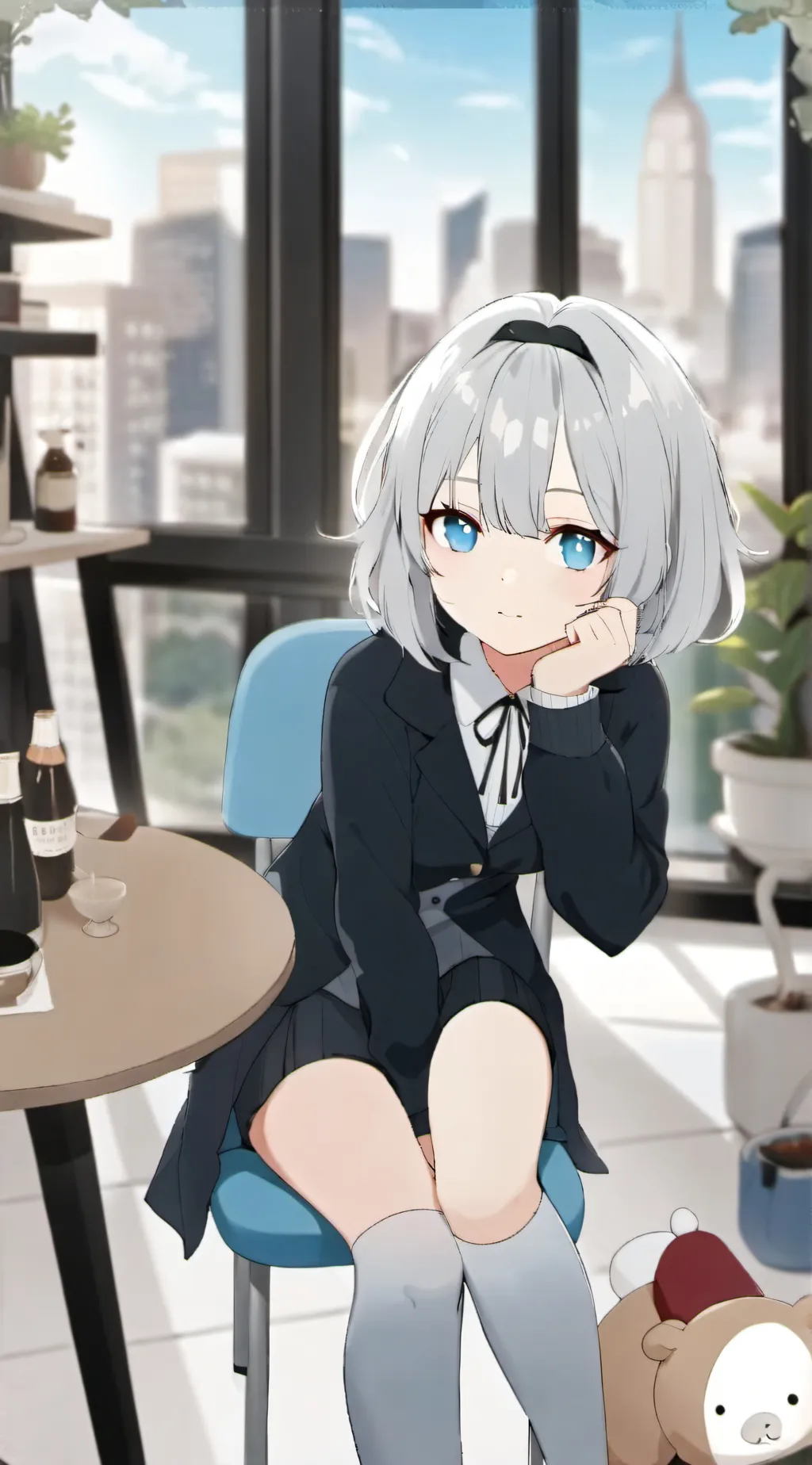 ai character: cahlia (lily) background