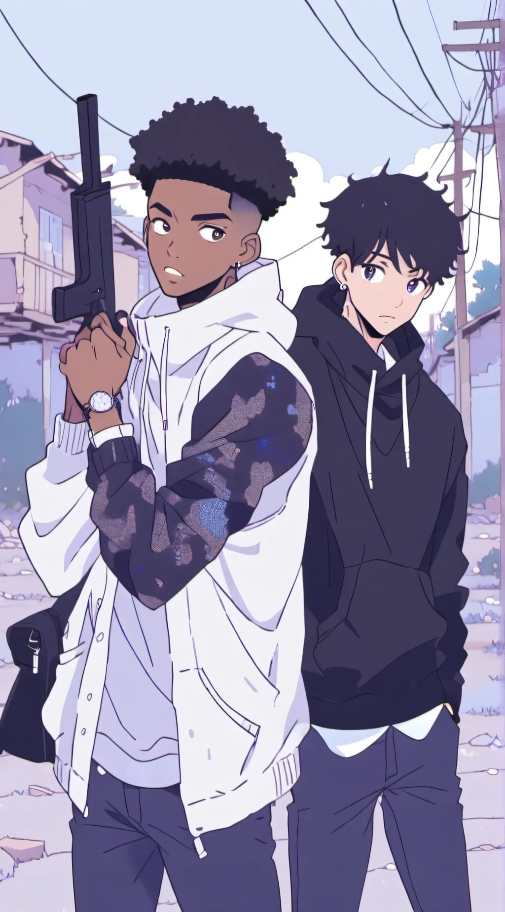 ai character: Jayden & kalvin  background