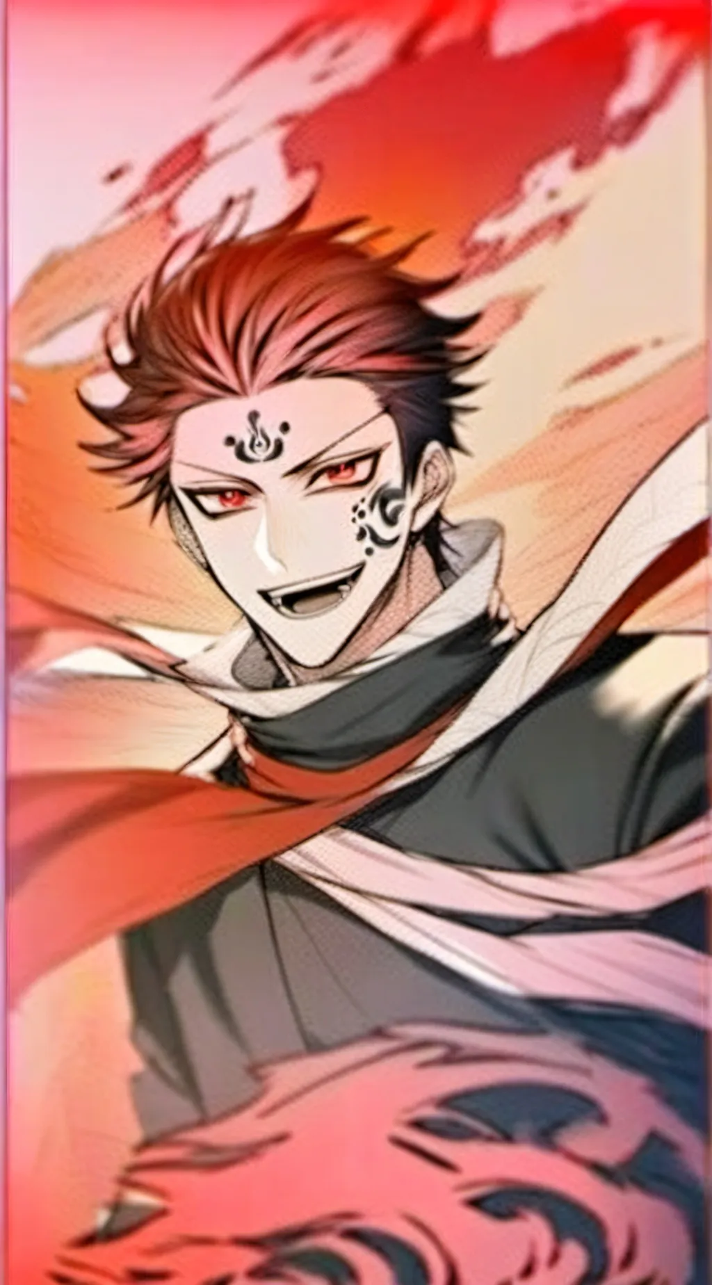 ai character: Sukuna (JJK)  background