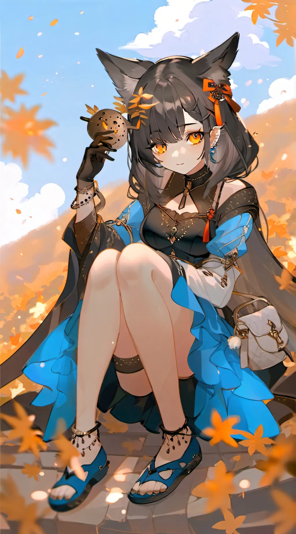 ai character: Furry apocalypse background