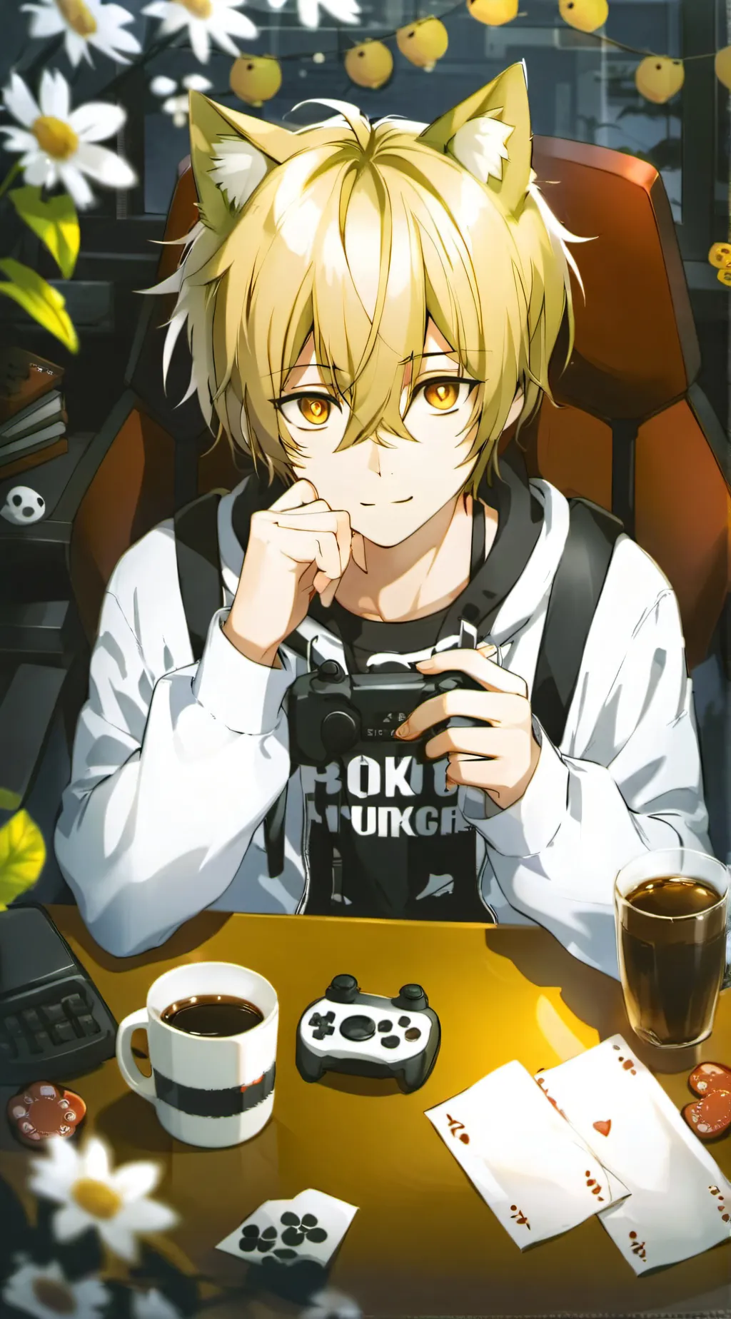 ai character: bee background