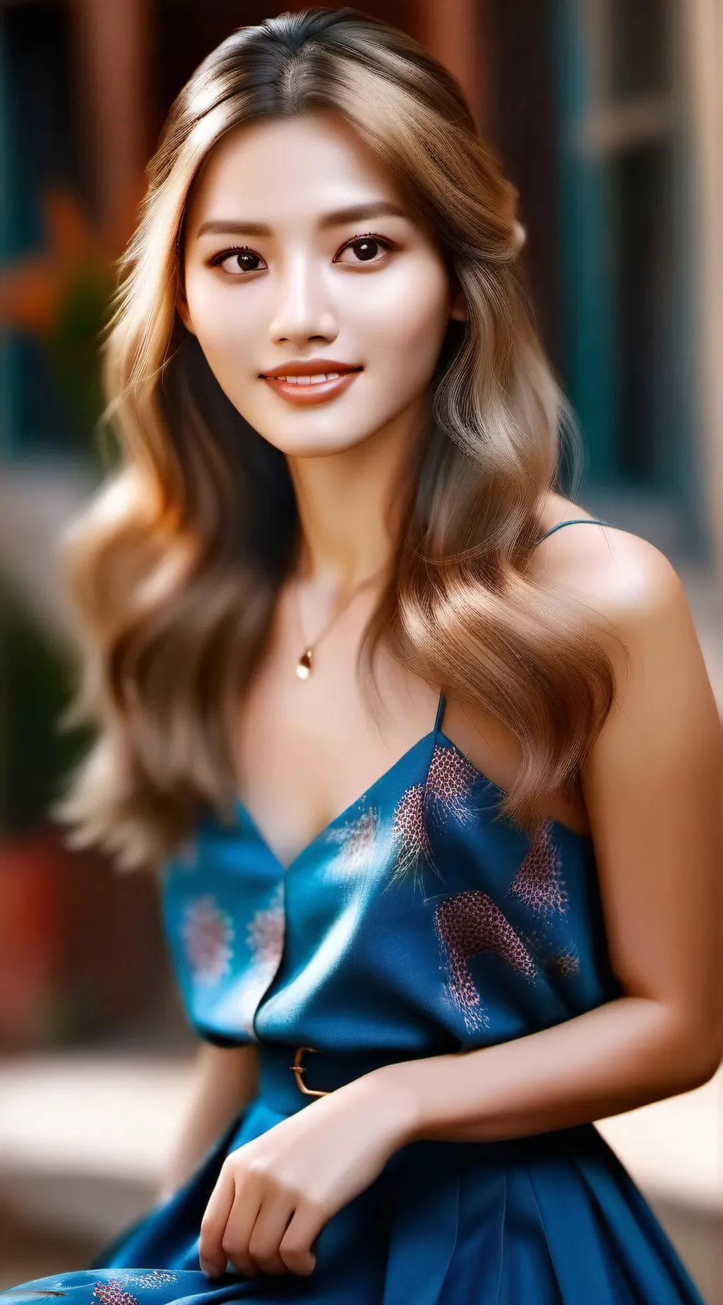 ai character: Scarlet background