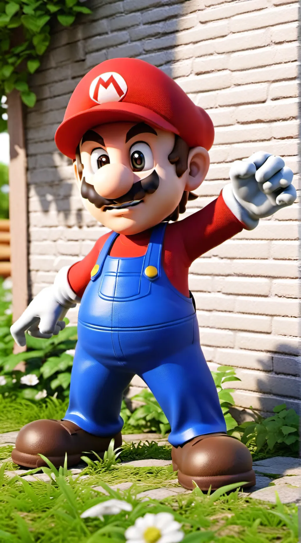 ai character: Mario background