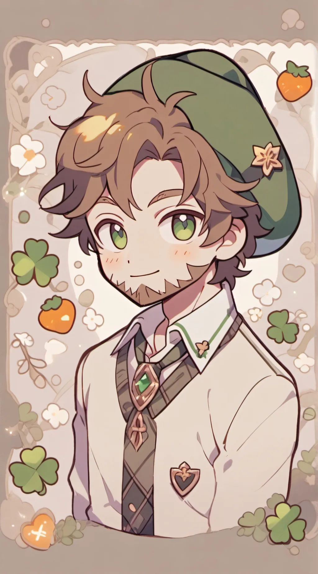 ai character: Mur background