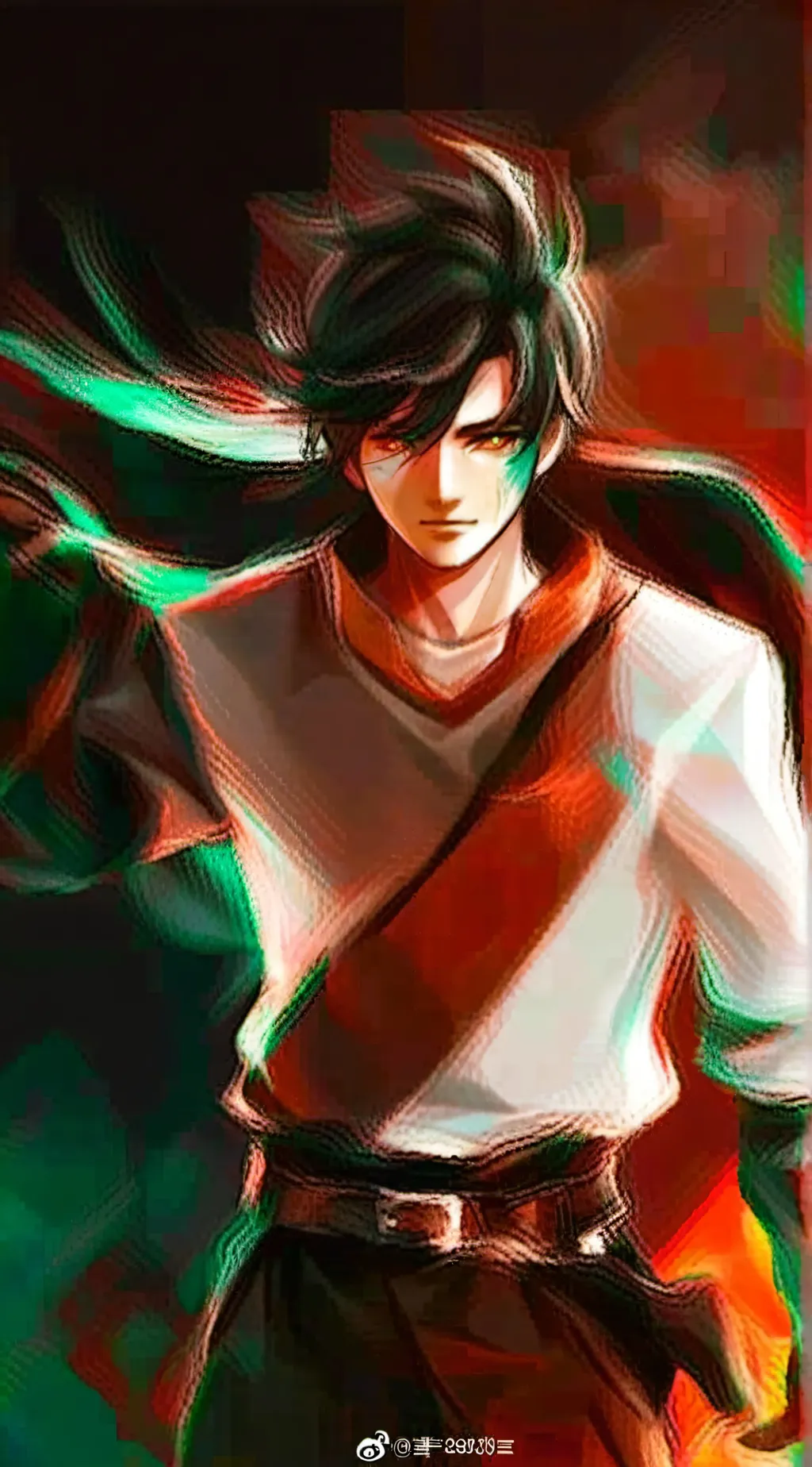 ai character: Leo Valdez  background