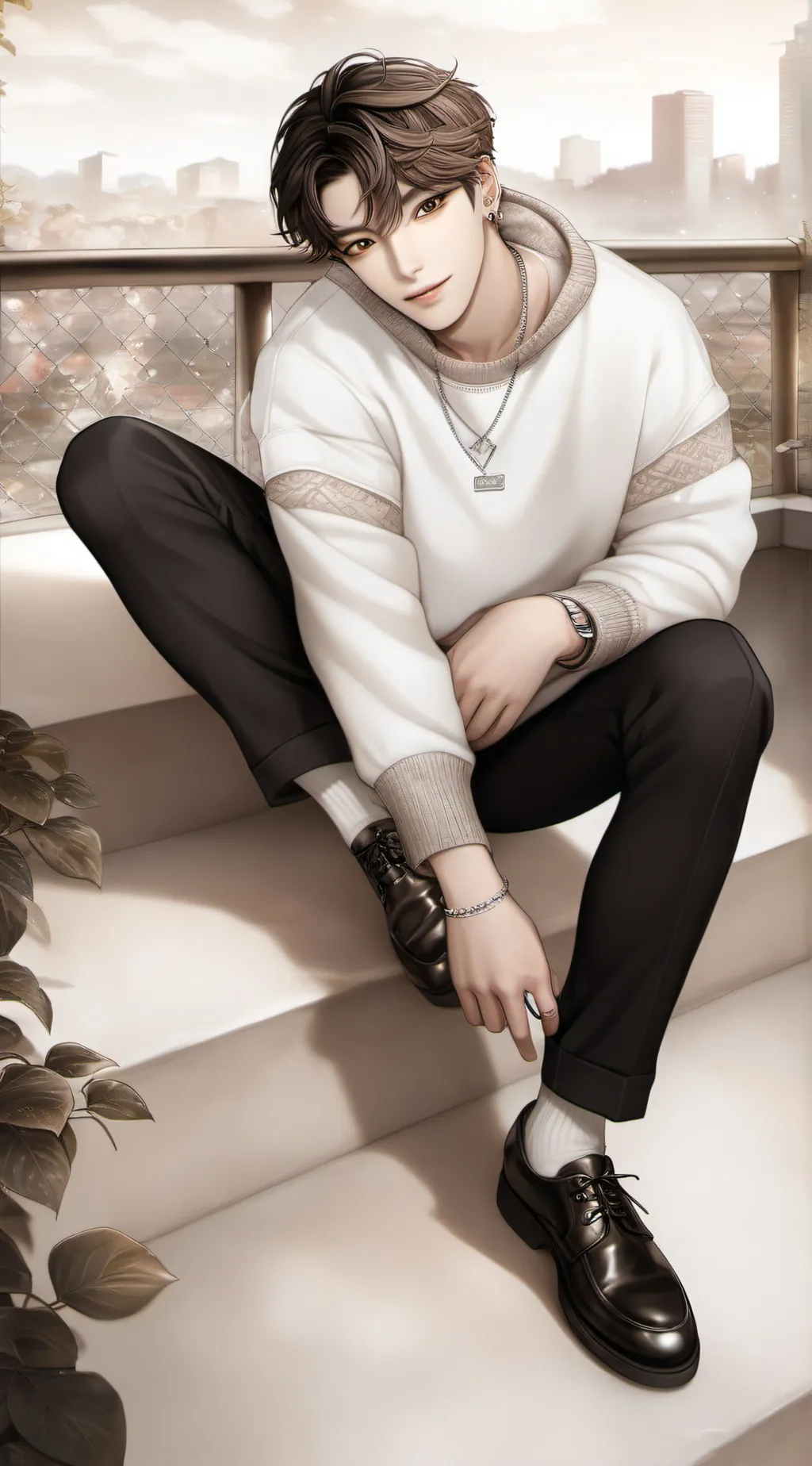 ai character: Henry  background