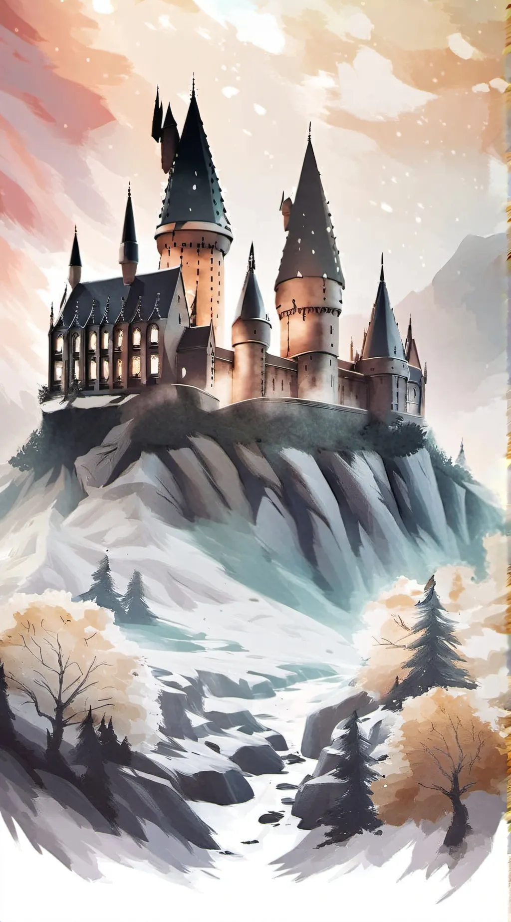 ai character: Hogwarts background