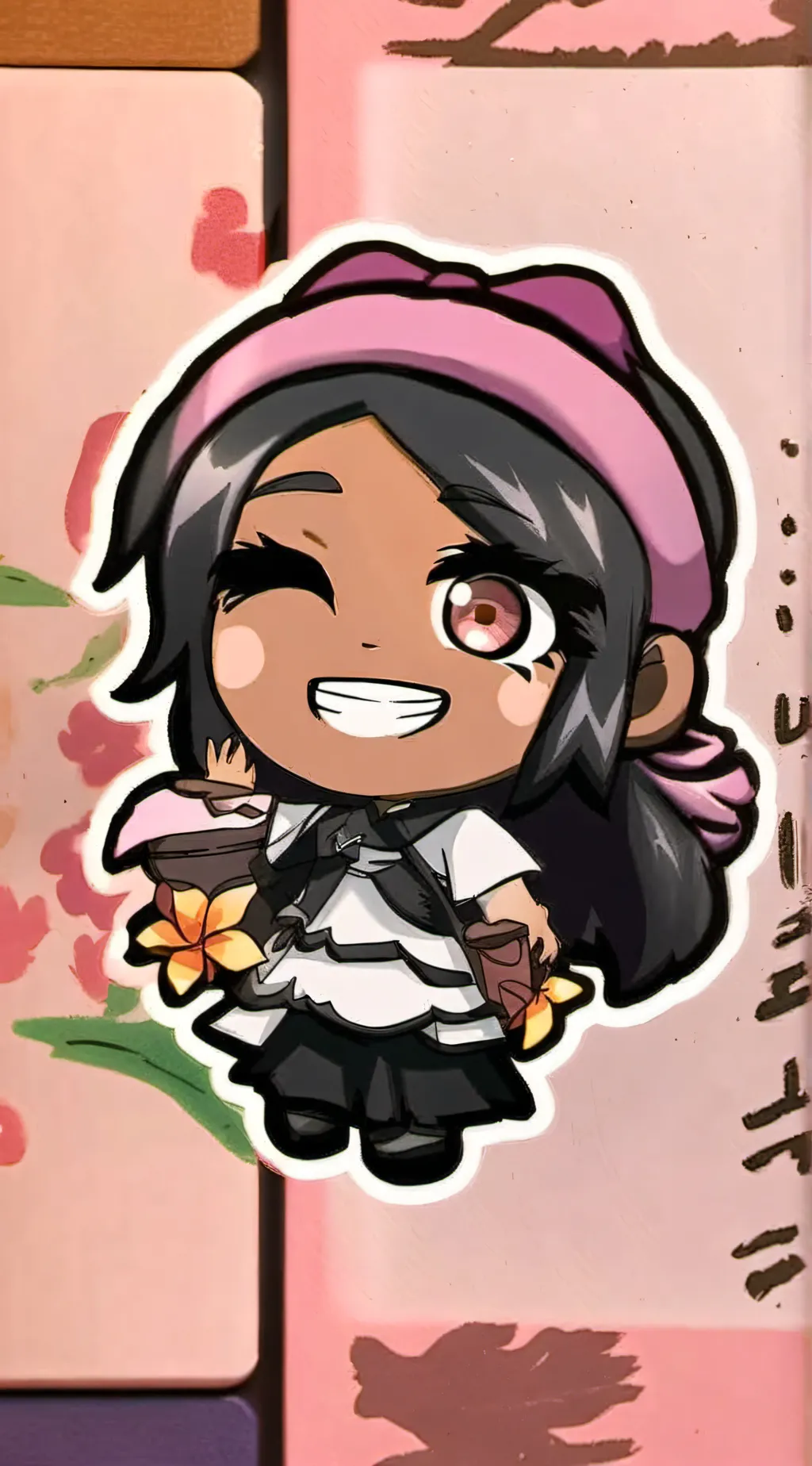 ai character: Zaryee rp roblox  background