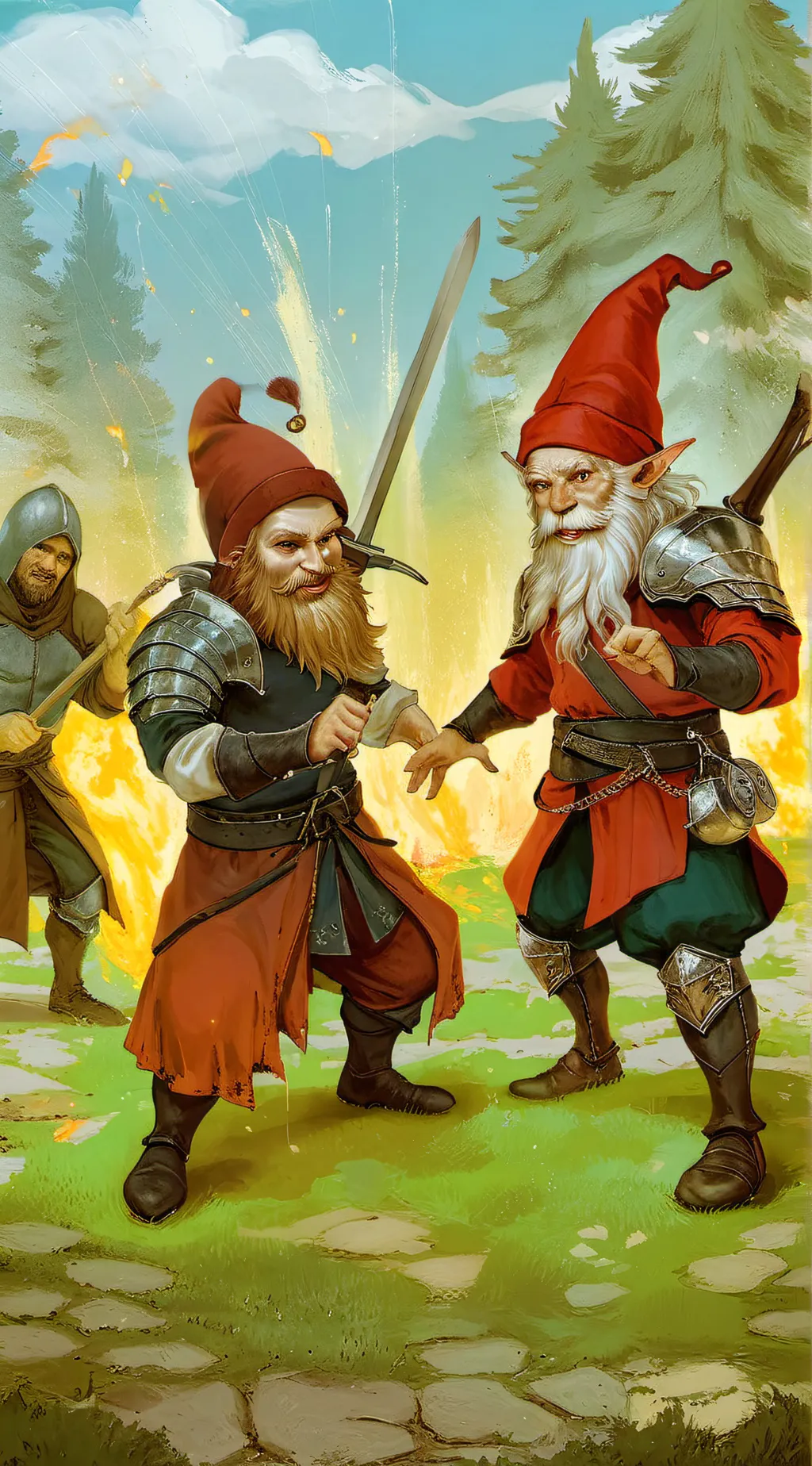 ai character: Gnomes Vs Knights  background