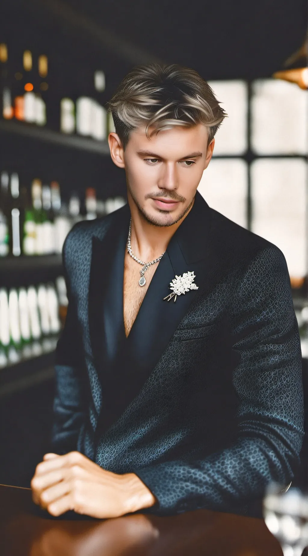 ai character: Austin Butler background