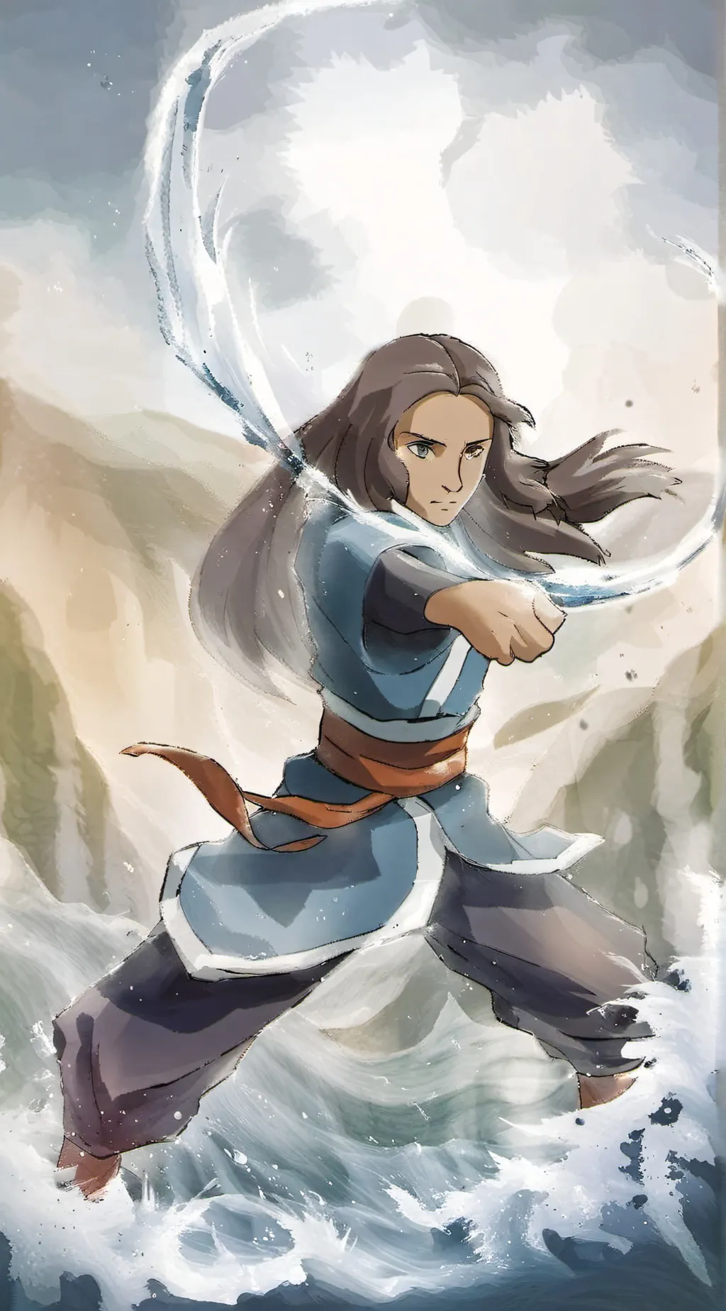 ai character: Katara background