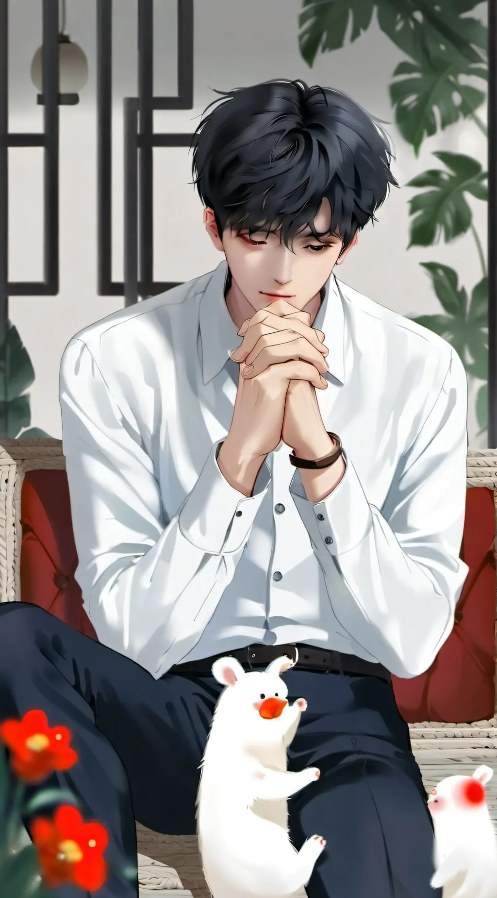 ai character: keyy background