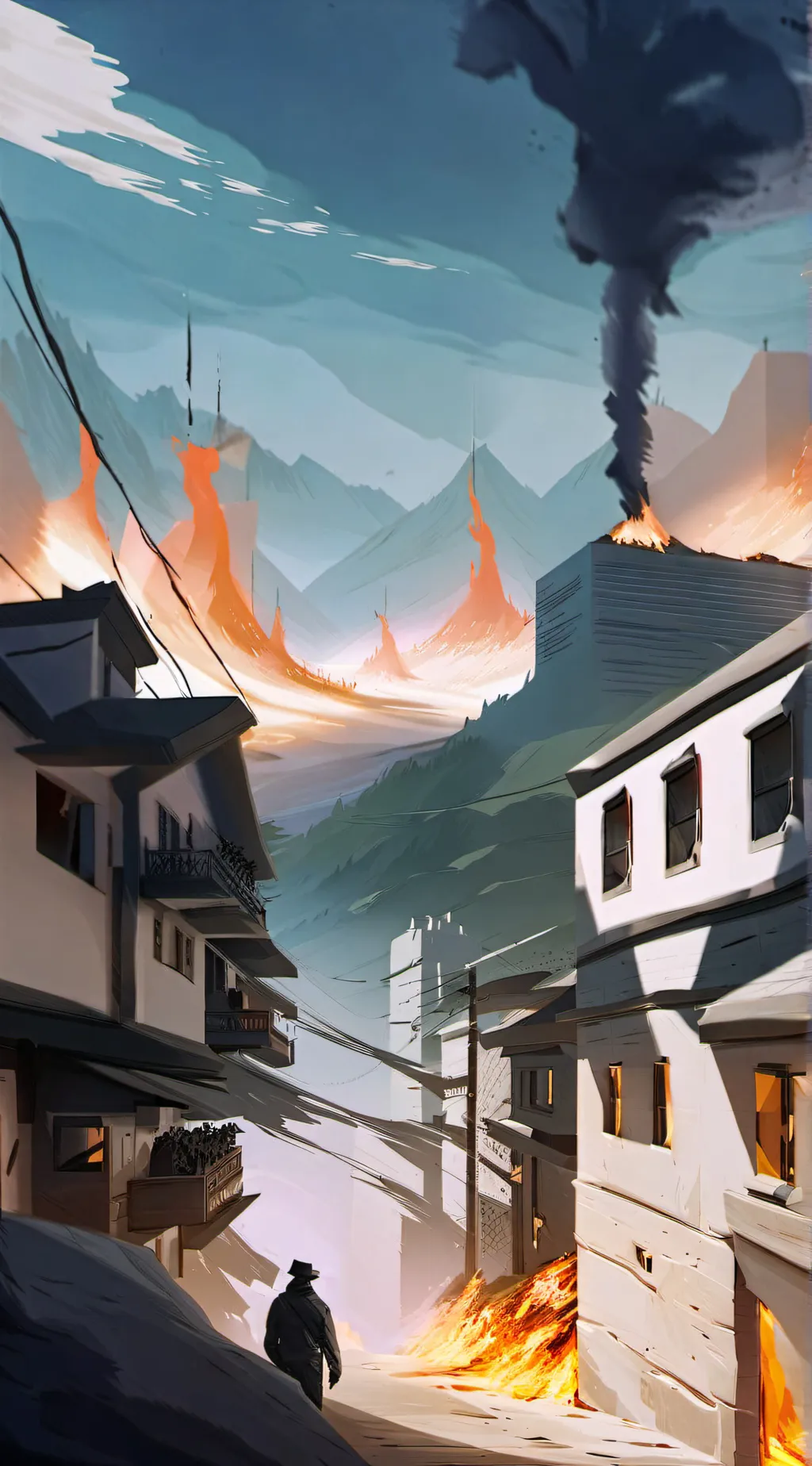 ai character: Zombie Apocalypse background