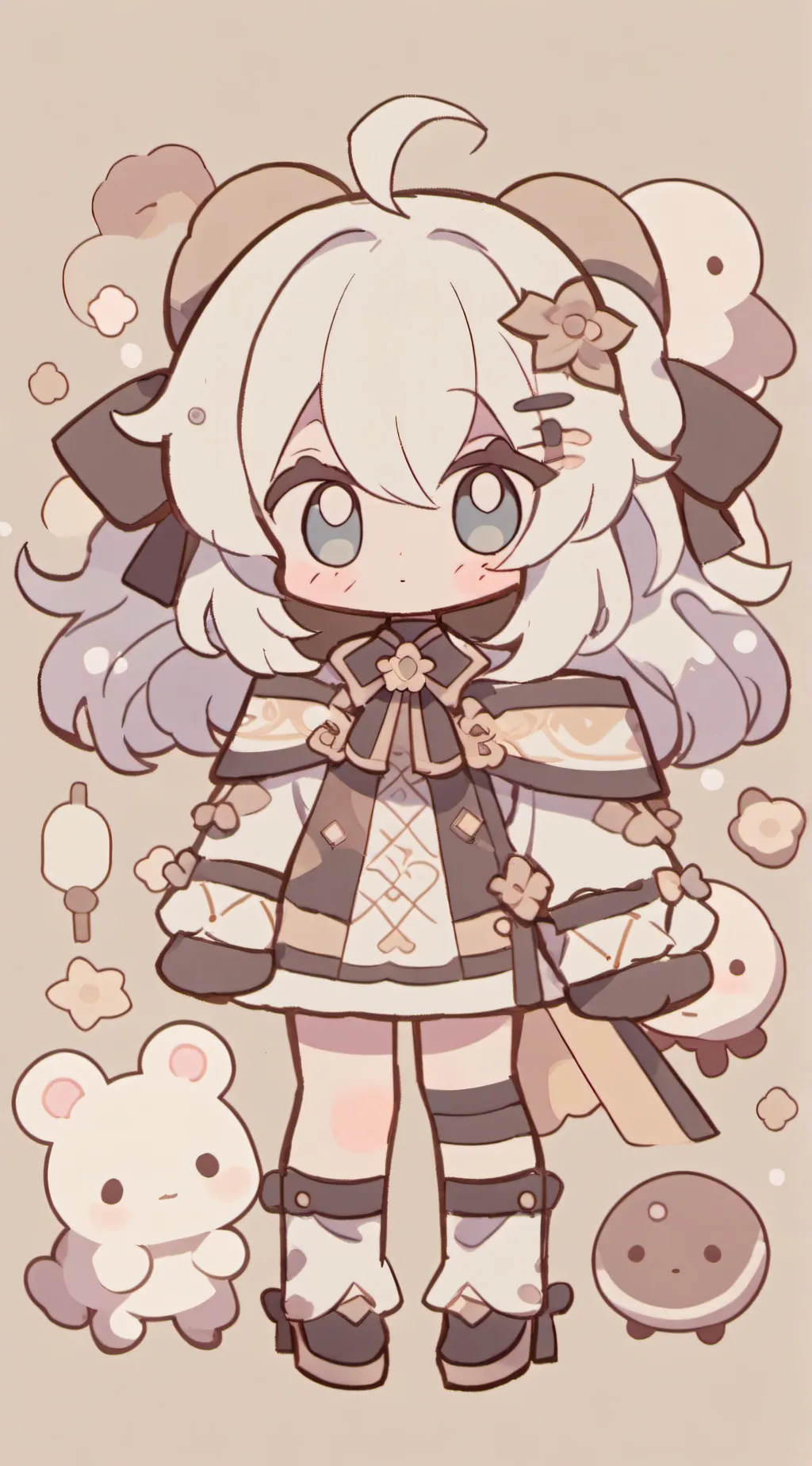 ai character: A-B-B-I-E background