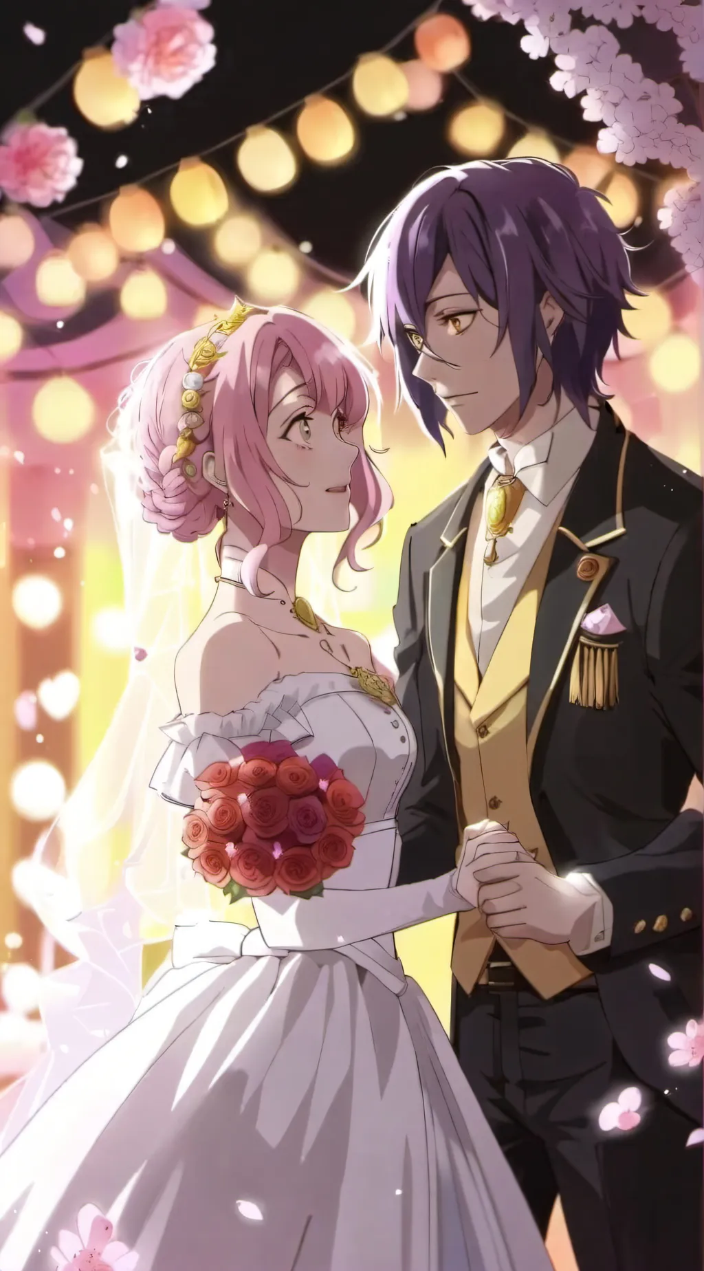 ai character: Mitsuri and Obanai background