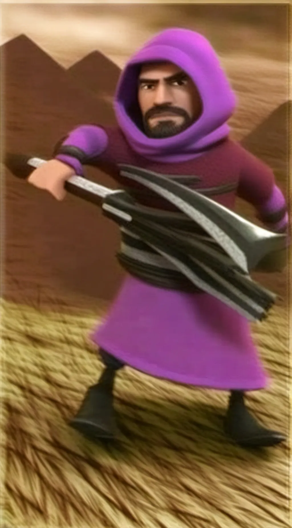 ai character: Warrior background