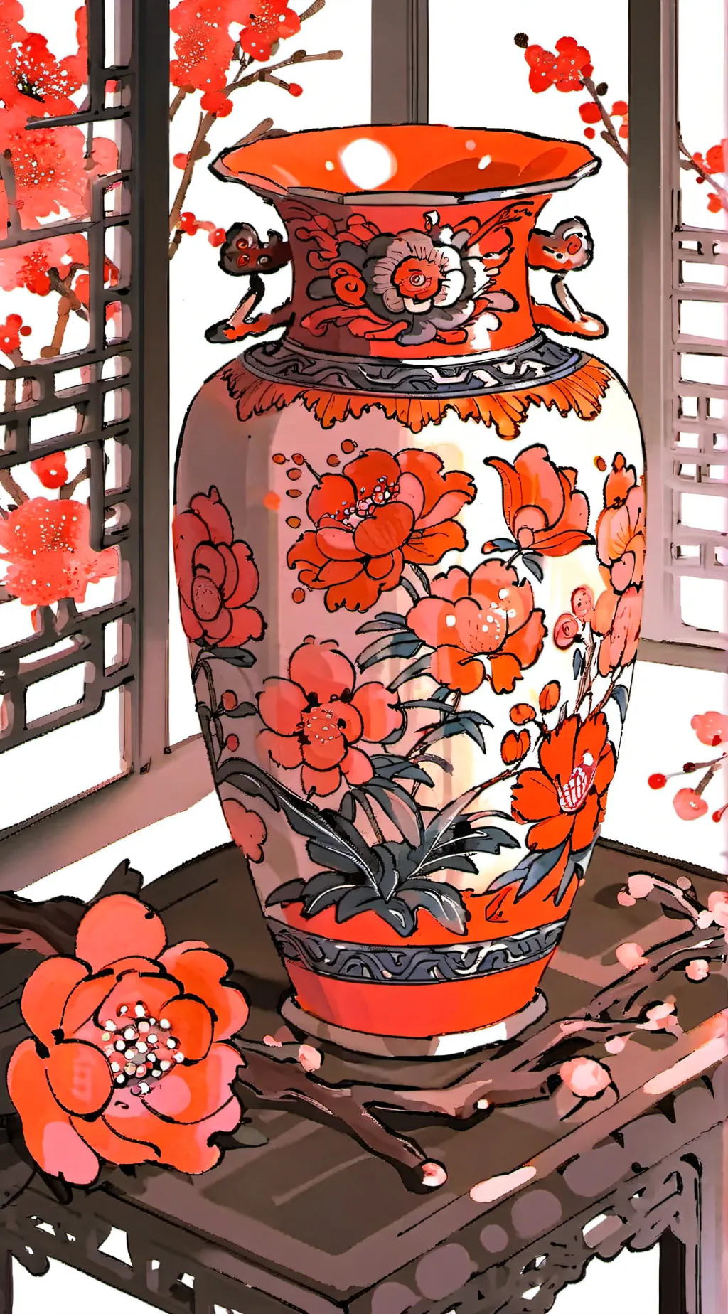 ai character: Samurai Girl  background