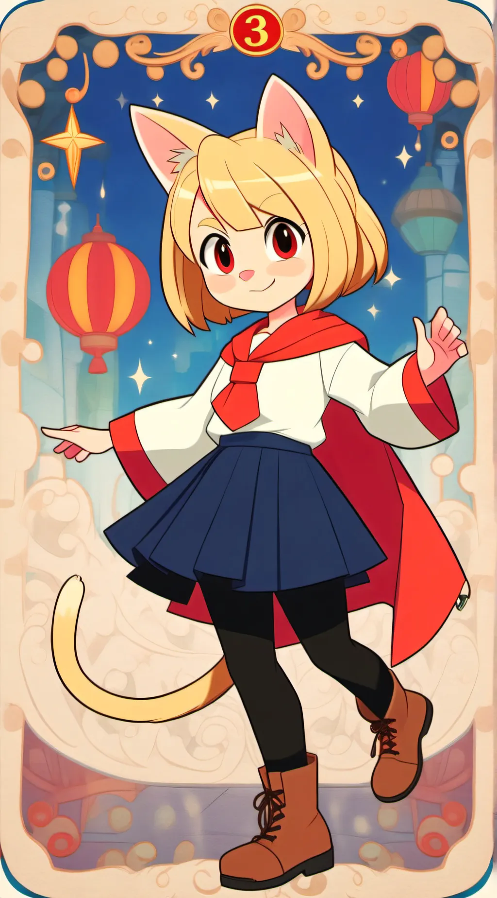 ai character: Neco arc background